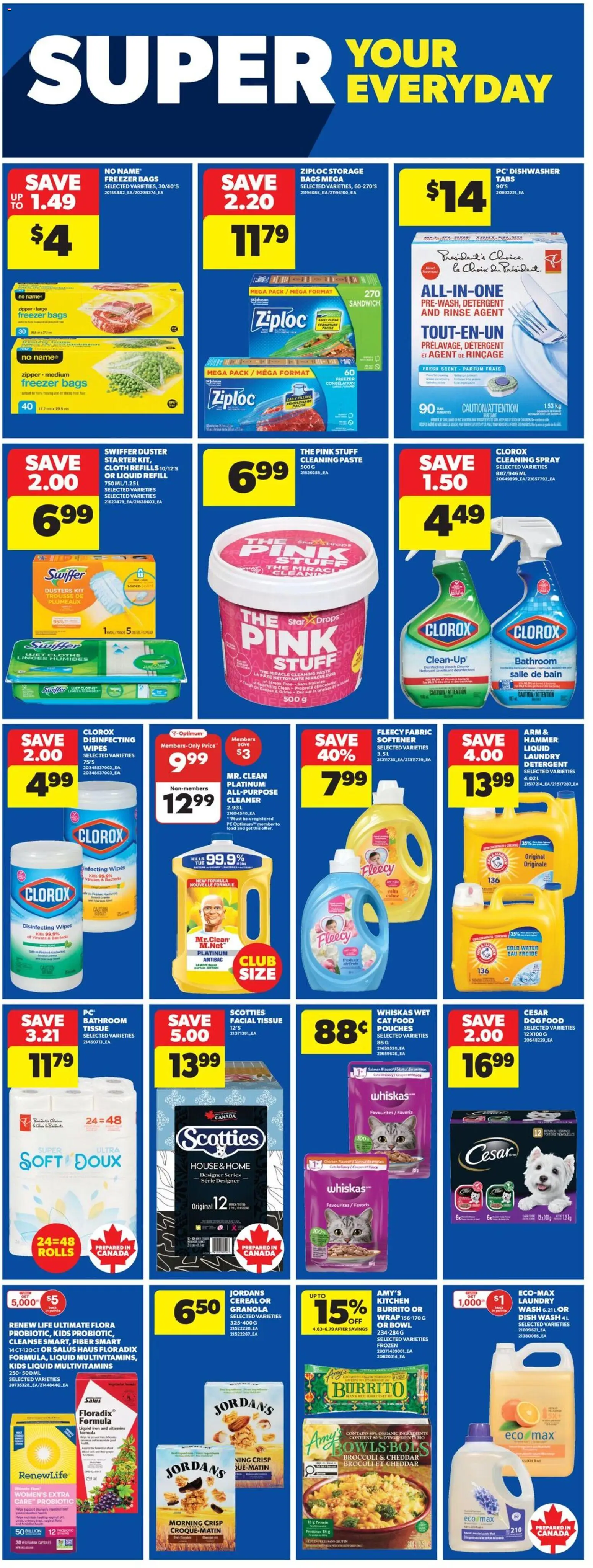 Real Canadian Superstore flyer valid from 09.04.2026 | Page: 17 | Products: PC, Freezer, Dishwasher, Iron