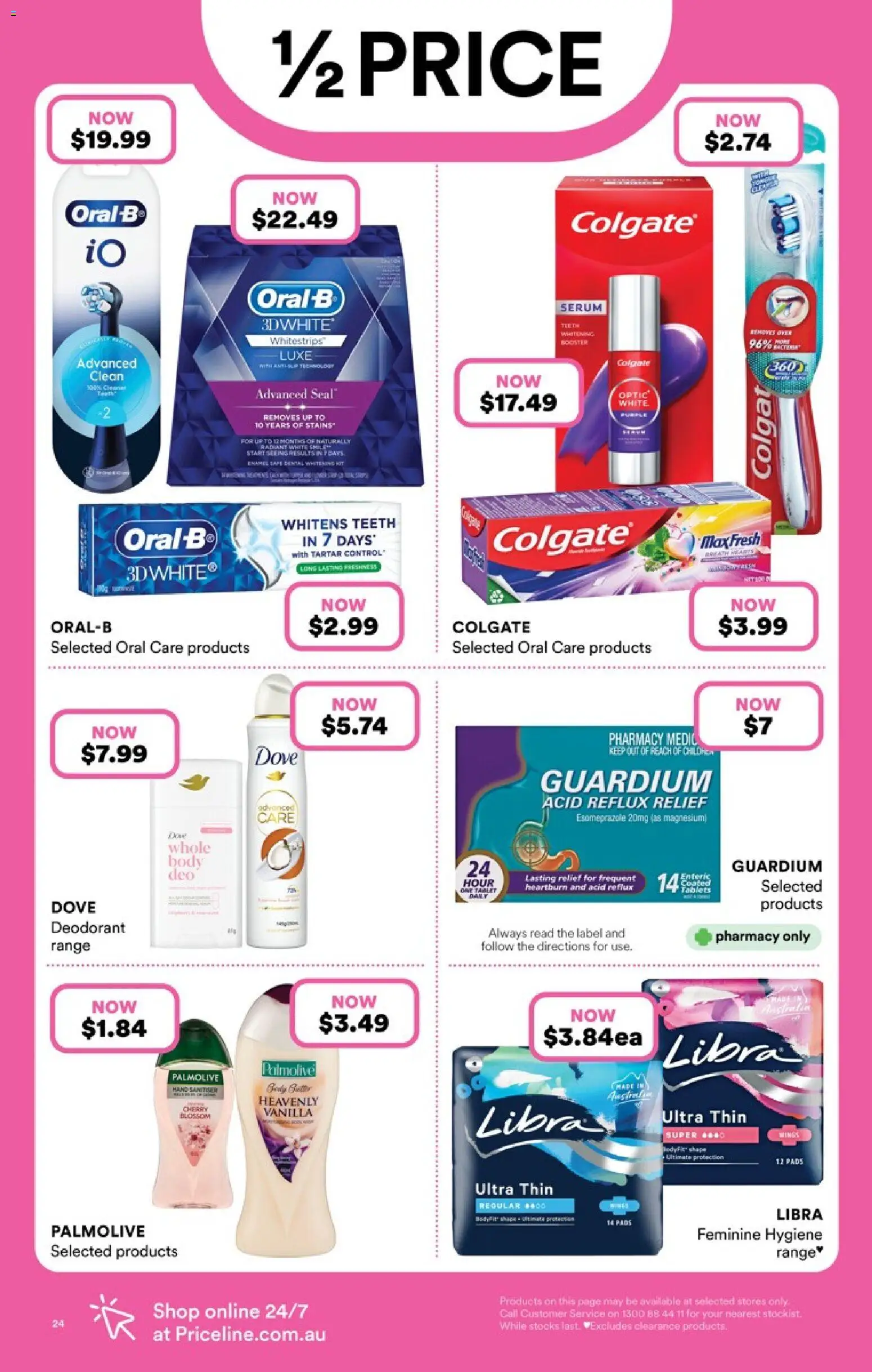 Priceline Pharmacy catalogue - valid from 25.03.2026 | Page: 24 | Products: Deodorant, Tablet, Tablets