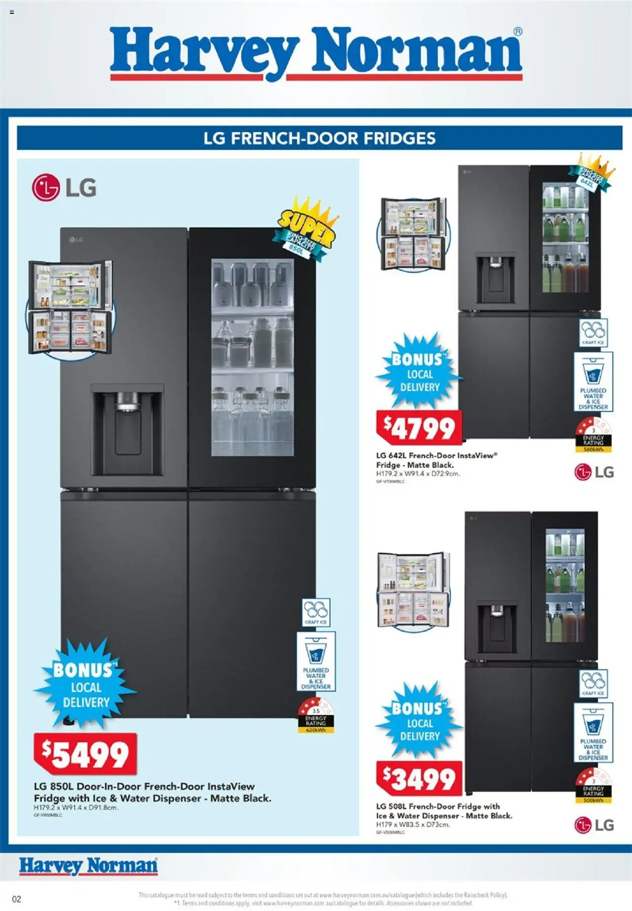 Harvey Norman catalogue - valid from 11.09.2025 | Page: 2 | Products: Water, Accessories, Fridge