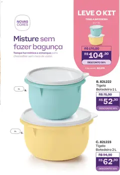 Tupperware - Catálogo Vitrine 03 - Pré-Visualização do folheto da loja Tupperware, válido de 01.03.2026 | Página: 31 | Produtos: Batedeira, Tigela