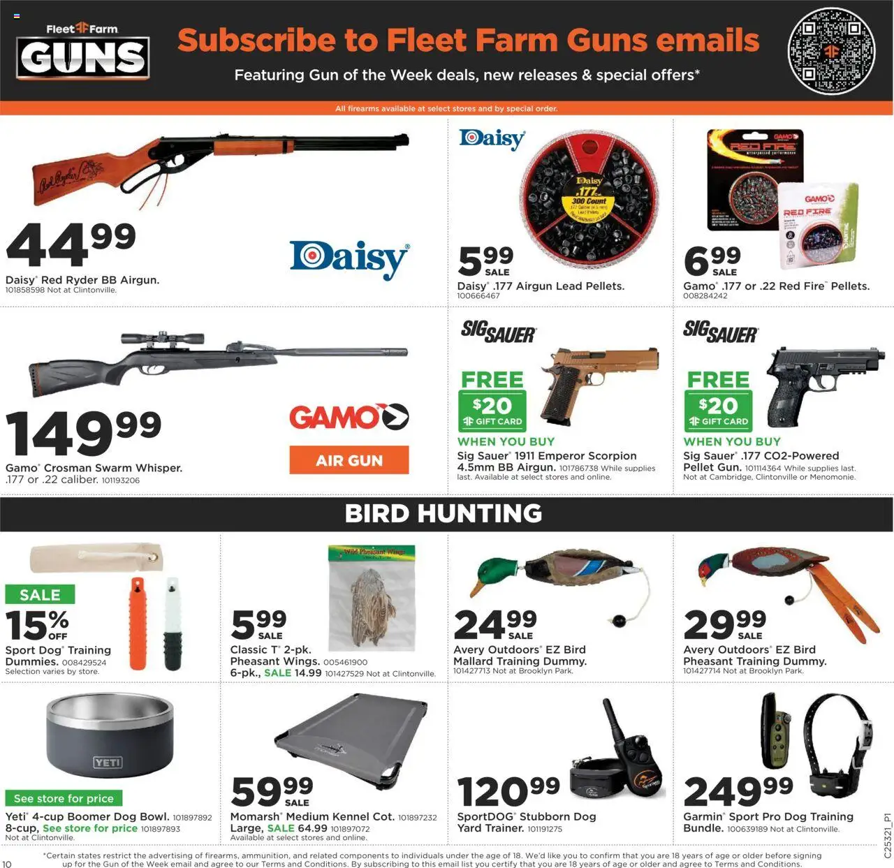 Mills Fleet Farm Weekly Ad - valid from 07.08.2025 | Page: 11 | Products: Gun
