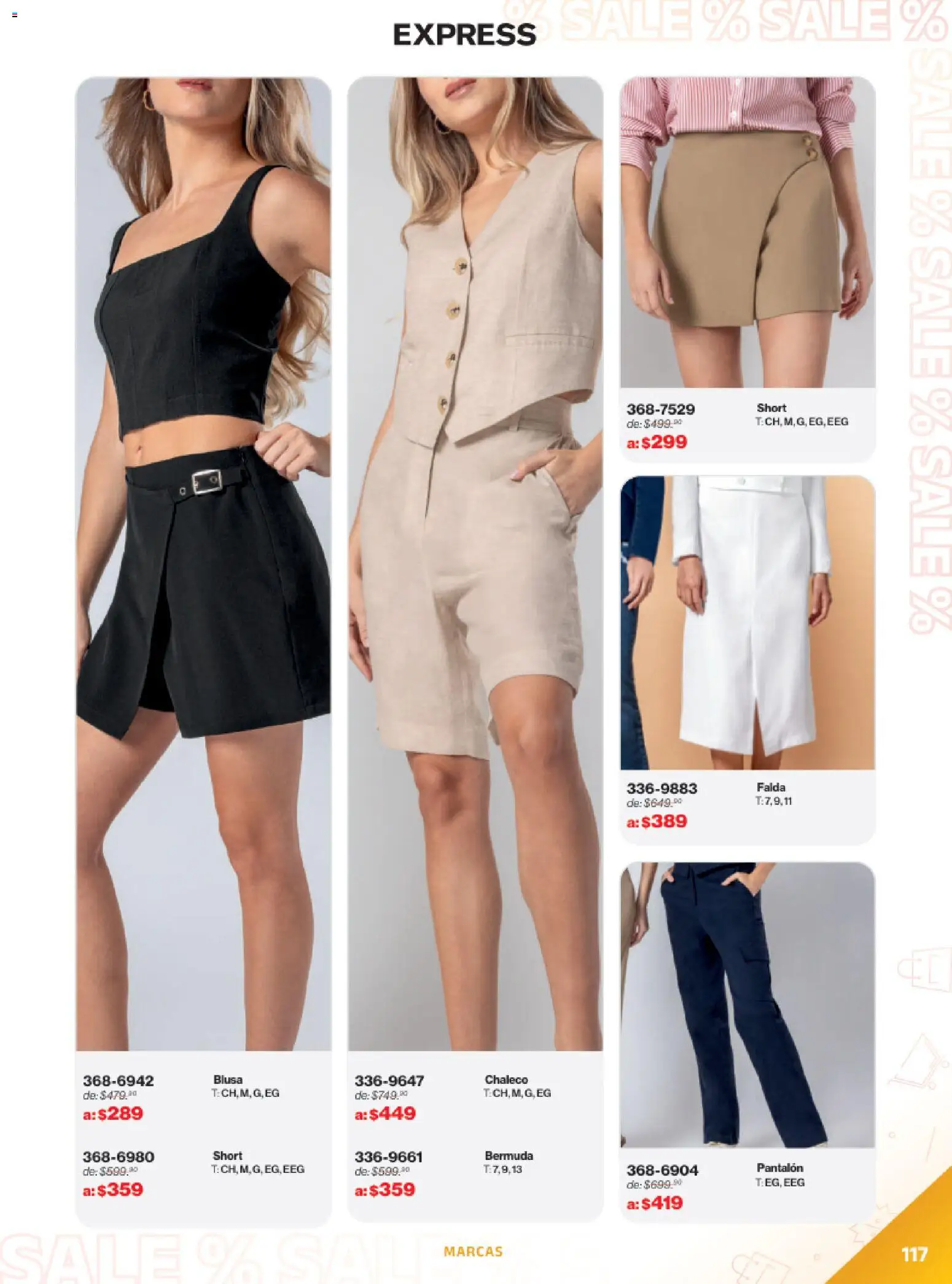 Nuevas ofertas de Andrea válidas en toda la República Mexicana desde el 21.12.2025. ¡Encuentra las mejores ofertas en Andrea catálogo Outlet! | Página: 117 | Productos: Blusa, Chaleco, Sal, Short