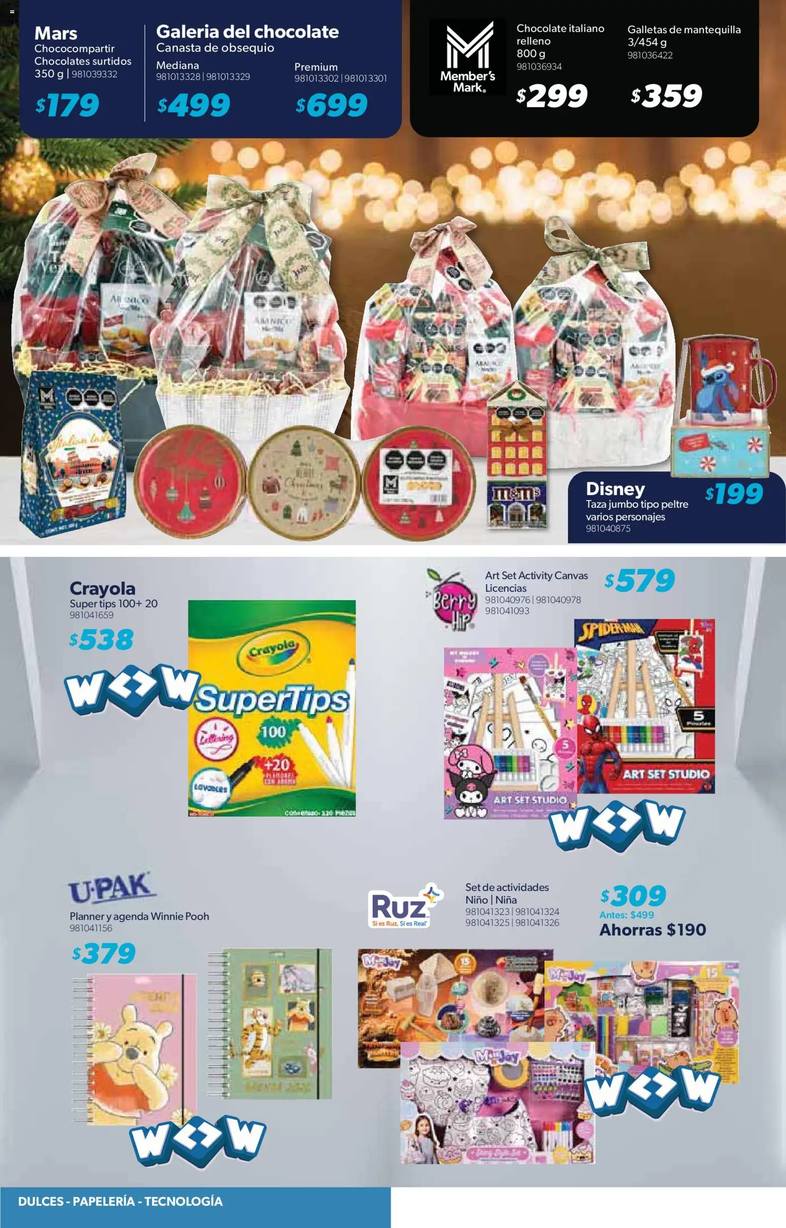 Nuevas ofertas de Sam's Club válidas en toda la República Mexicana desde el 20.11.2025. ¡Encuentra las mejores ofertas en Sam's Club catálogo Frontera! | Página: 28 | Productos: Mantequilla, Dulces, Galletas, Canasta