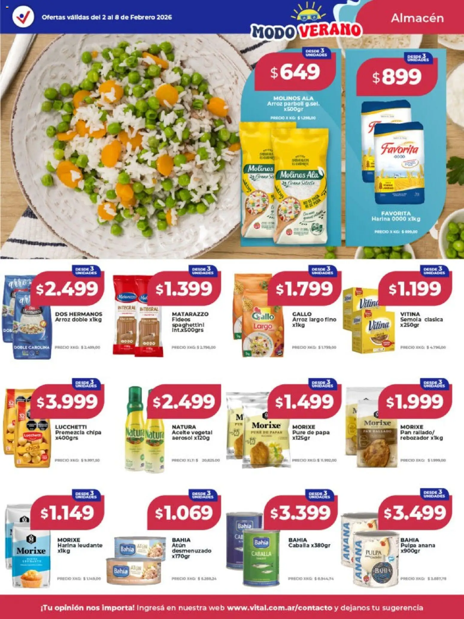 Vital  - Ofertas - Resistencia │ válido desde el 02.02.2026 | Página: 6 | Productos: Vela, Aceite, Ananá, Arroz