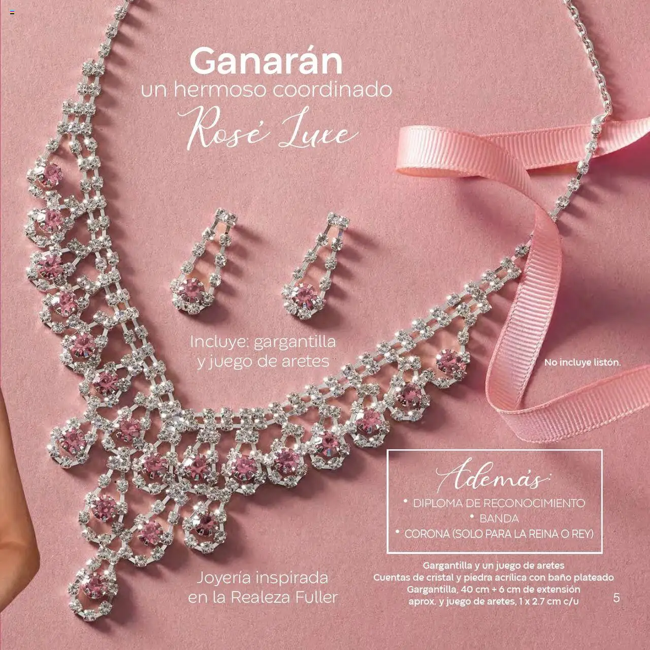 Nuevas ofertas de Fuller válidas en toda la República Mexicana desde el 21.07.2025. ¡Encuentra las mejores ofertas en Fuller - Catálogo Fullerette Reina ! | Página: 5 | Productos: Extensión, Juego, Aretes, Gargantilla