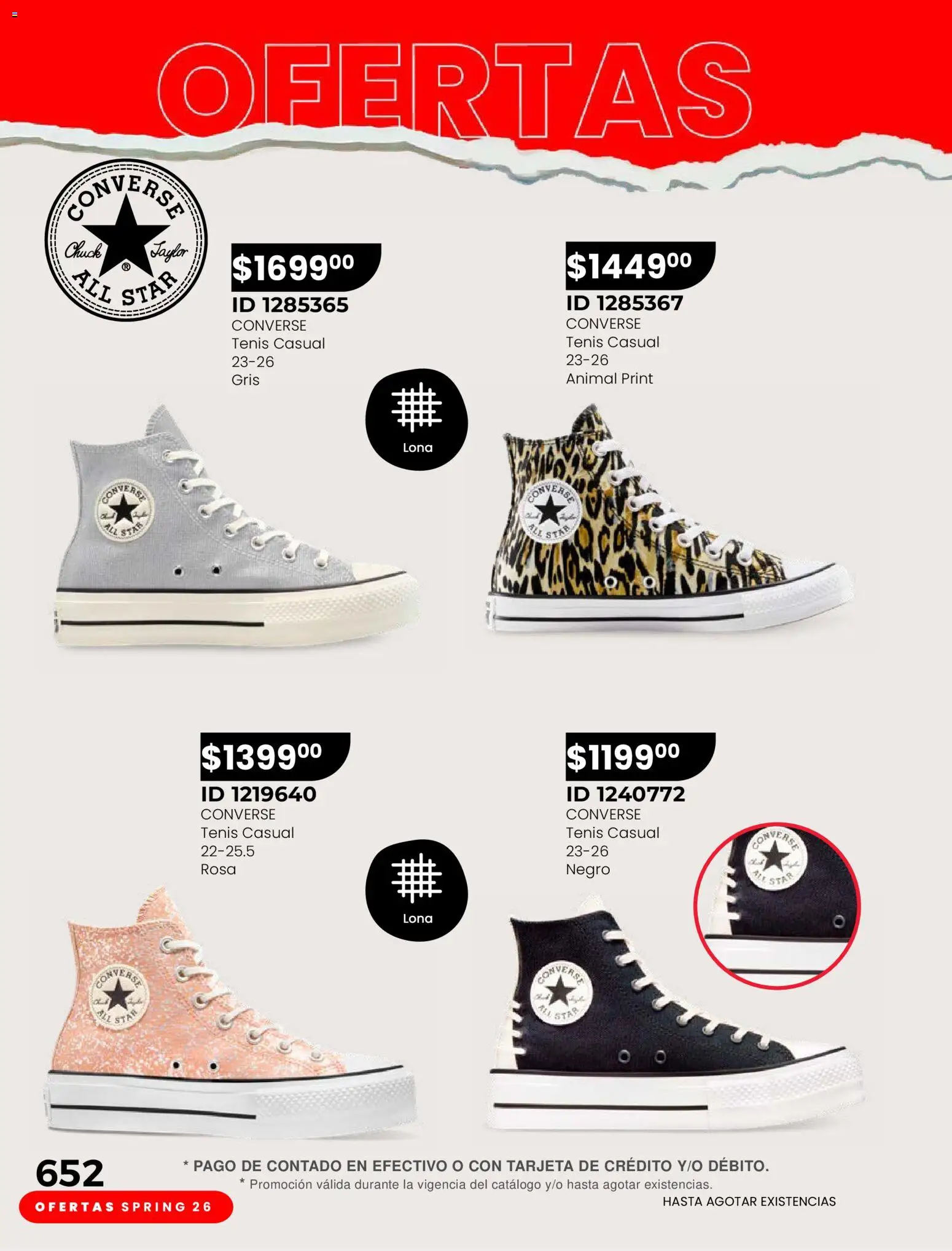 Nuevas ofertas de Price Shoes válidas en toda la República Mexicana desde el 04.03.2026. ¡Encuentra las mejores ofertas en Price Shoes catálogo Ofertas! | Página: 28 | Productos: Tenis, Lona