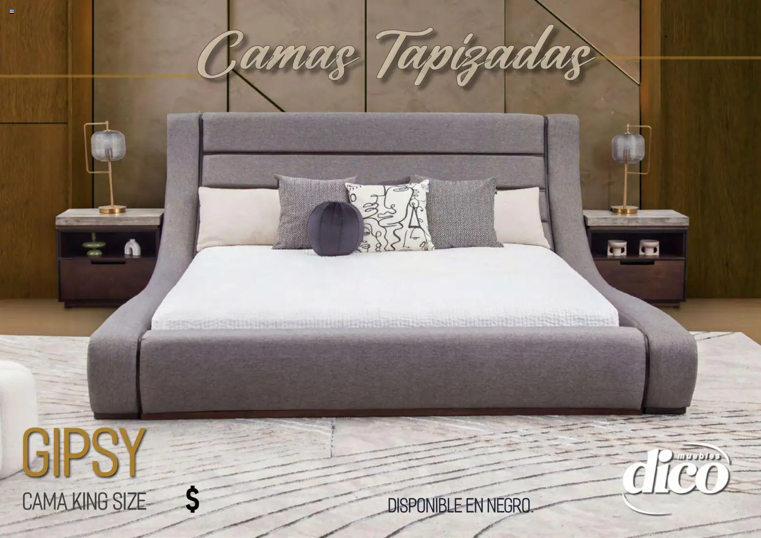 Nuevas ofertas de Muebles Dico válidas en toda la República Mexicana desde el 01.04.2026. ¡Encuentra las mejores ofertas en Muebles Dico catálogo Camas tapizadas ! | Página: 26