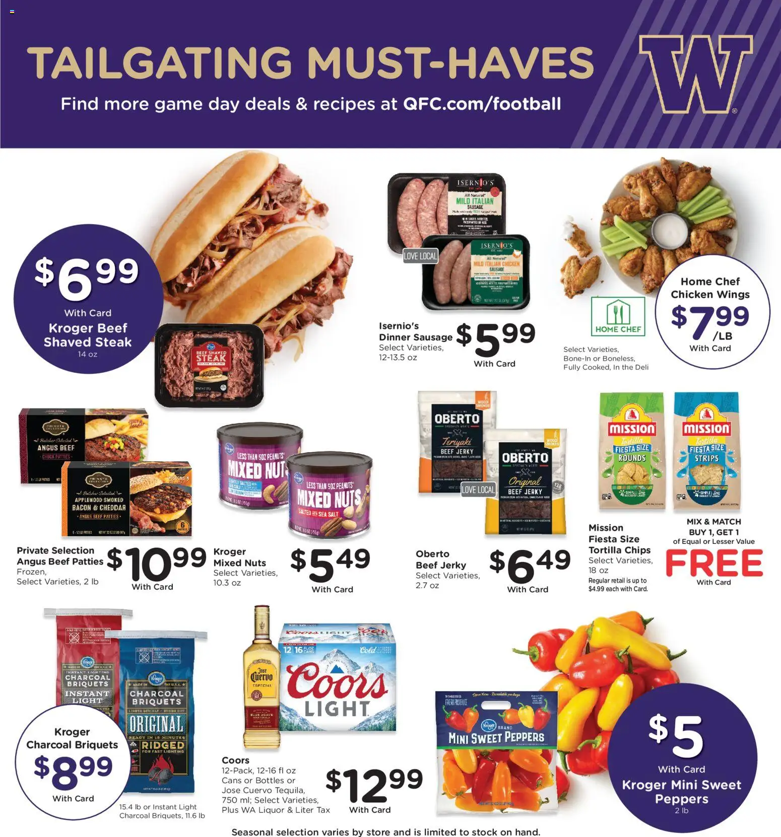 QFC Black Friday - valid from 05.11.2025 | Page: 7 | Products: Beef, Chips, Nuts, Sausage