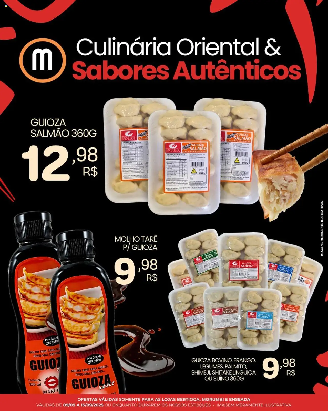 Mercadão Atacadista Folheto - válido de 09.09.2025 | Página: 2 | Produtos: Palmito, Salmão, Frango