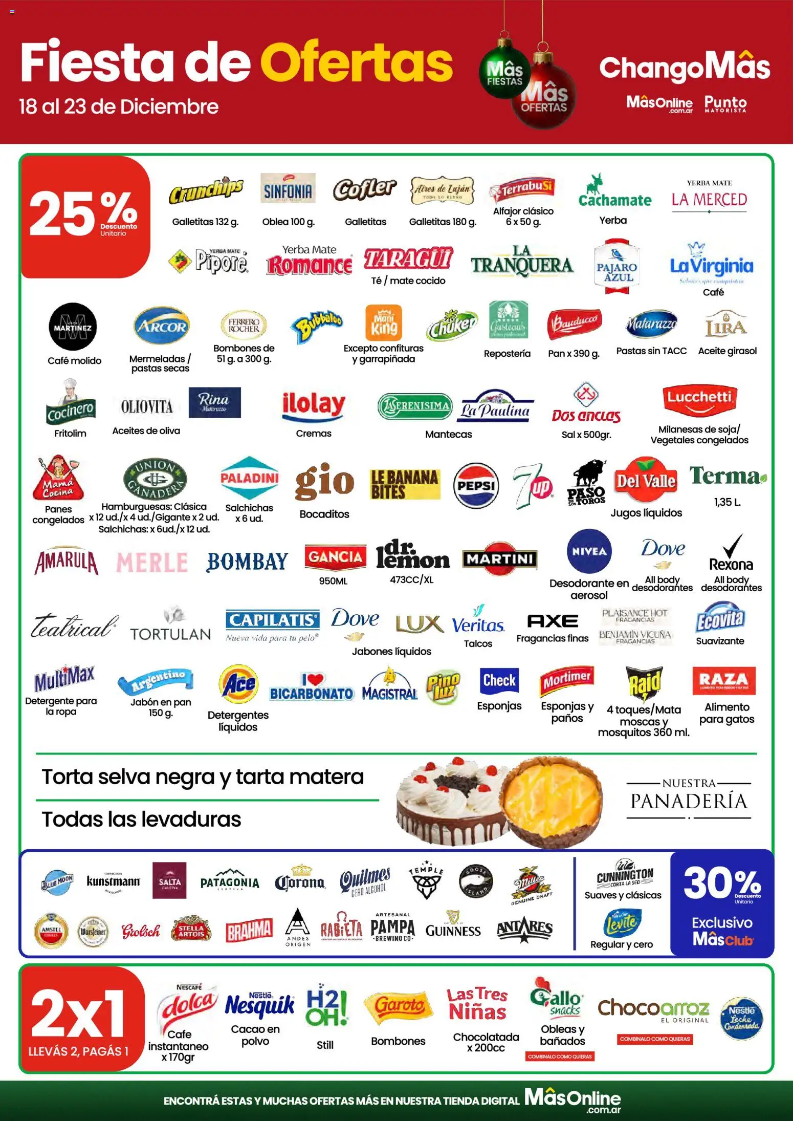 Changomas ofertas │ válido desde el 18.12.2025 | Página: 6 | Productos: Banana, Yerba, Mani, Jabón