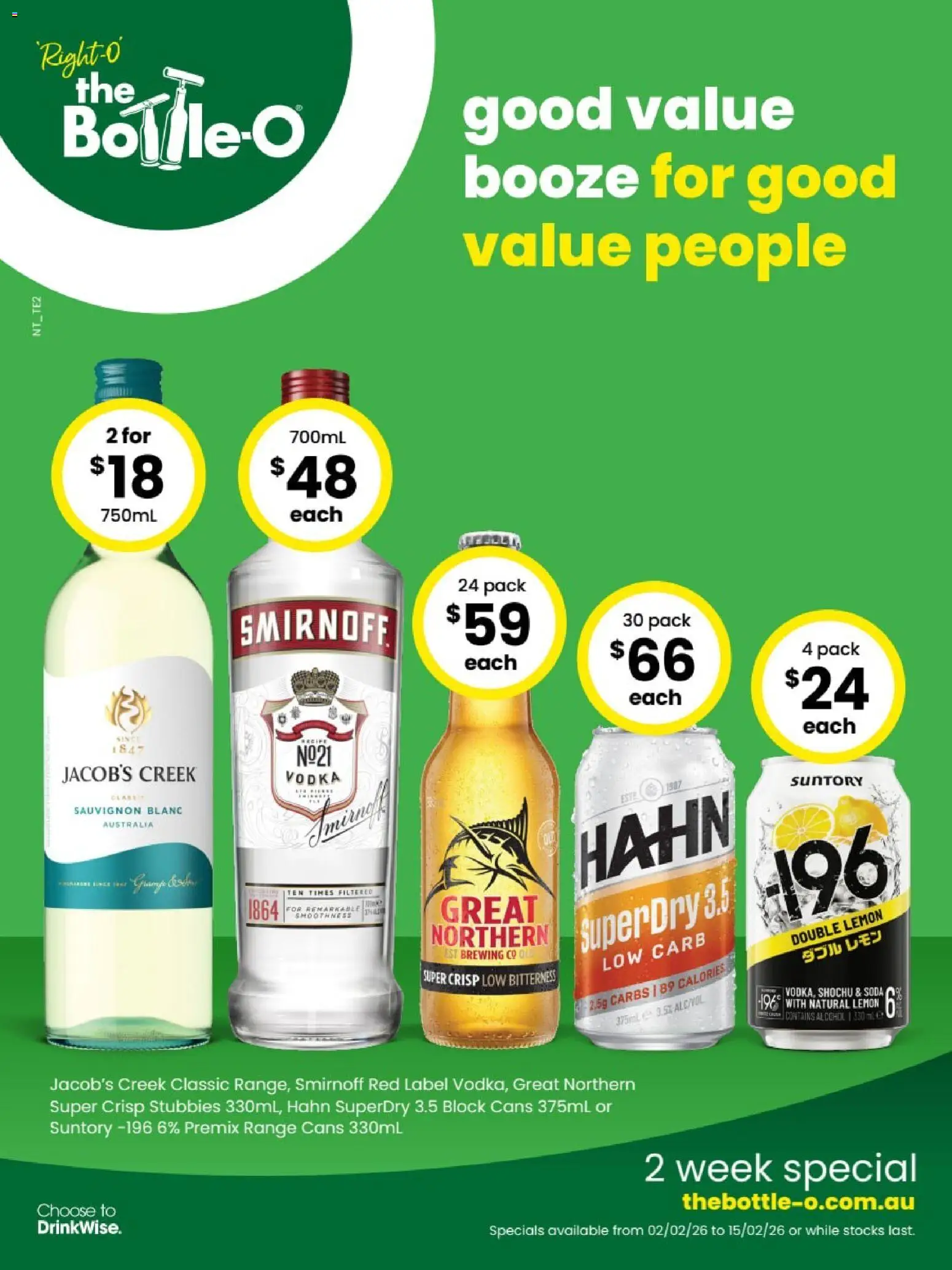 The Bottle-O catalogue - valid from 02.02.2026 | Page: 1