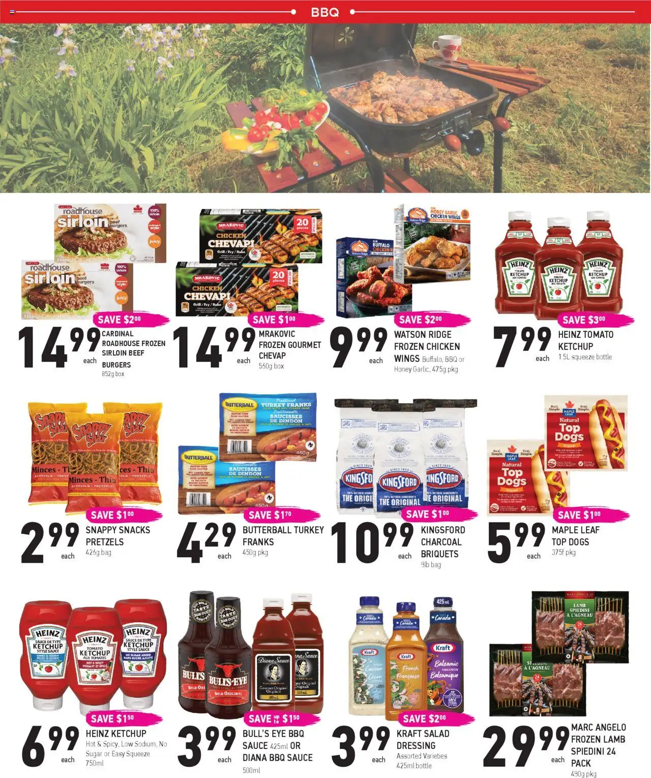 Coppas Fresh Market flyer valid from 31.07.2025 | Page: 4 | Products: Beef, Chicken wings, Bag, Box