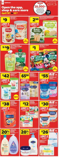 Preview of Real Canadian Superstore weekly flyer / circulaire from shop Real Canadian Superstore valid from 16.04.2026 | Page: 22 | Products: Kiwi, PC, Shampoo, Apples