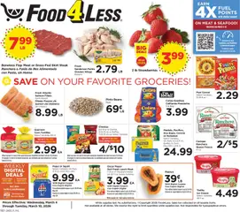 Preview of Food 4 Less weekly ads valid from 04.03.2026