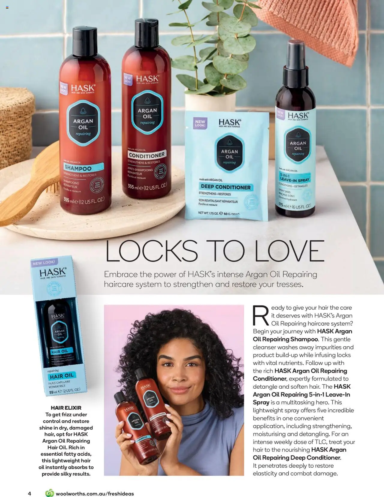 Woolworths catalogue - valid from 01.10.2025 | Page: 137 | Products: Conditioner, Oil, Hair oil, Argan oil