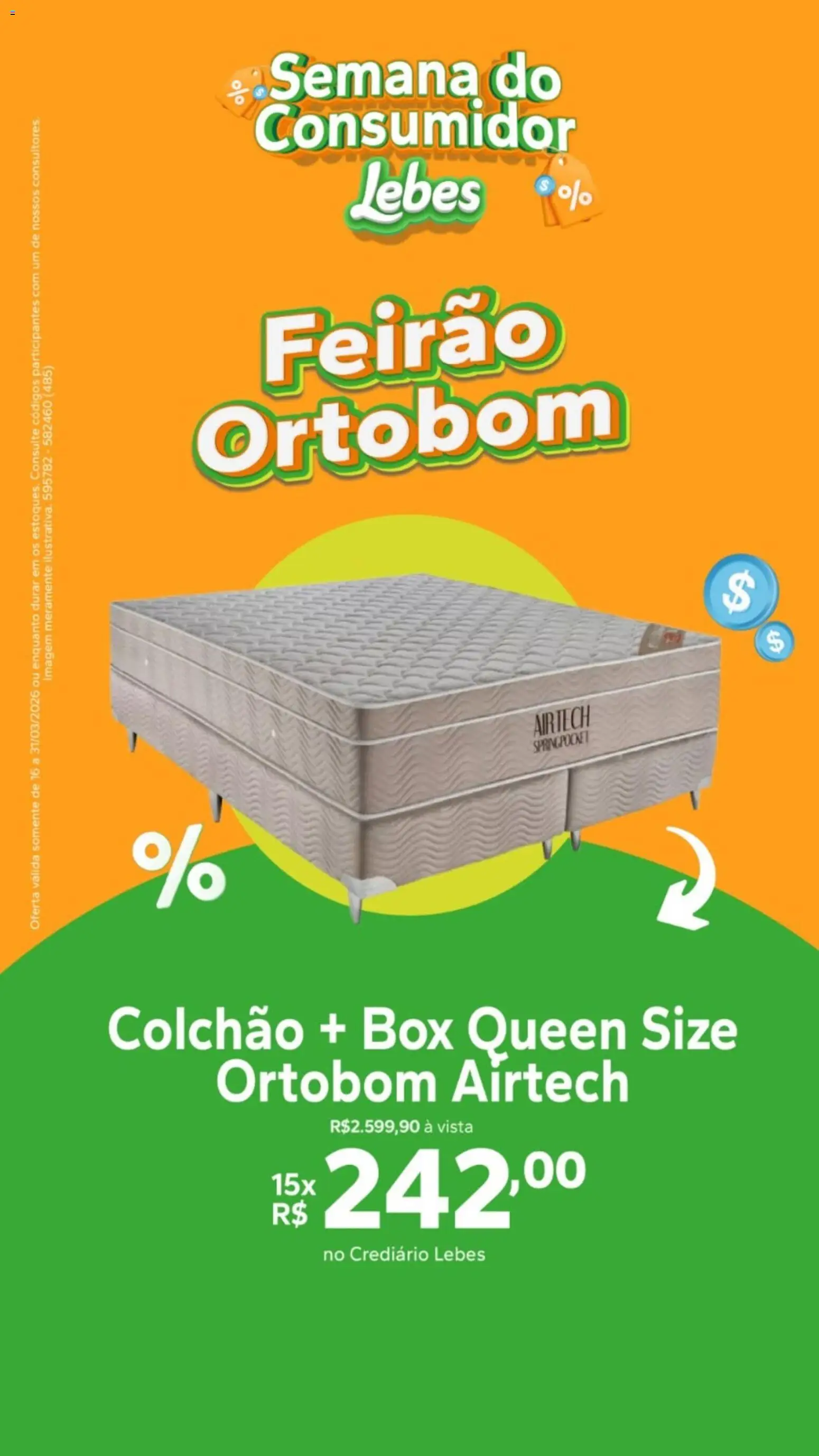 Lebes Folheto - válido de 16.03.2026 | Página: 3 | Produtos: Colchão