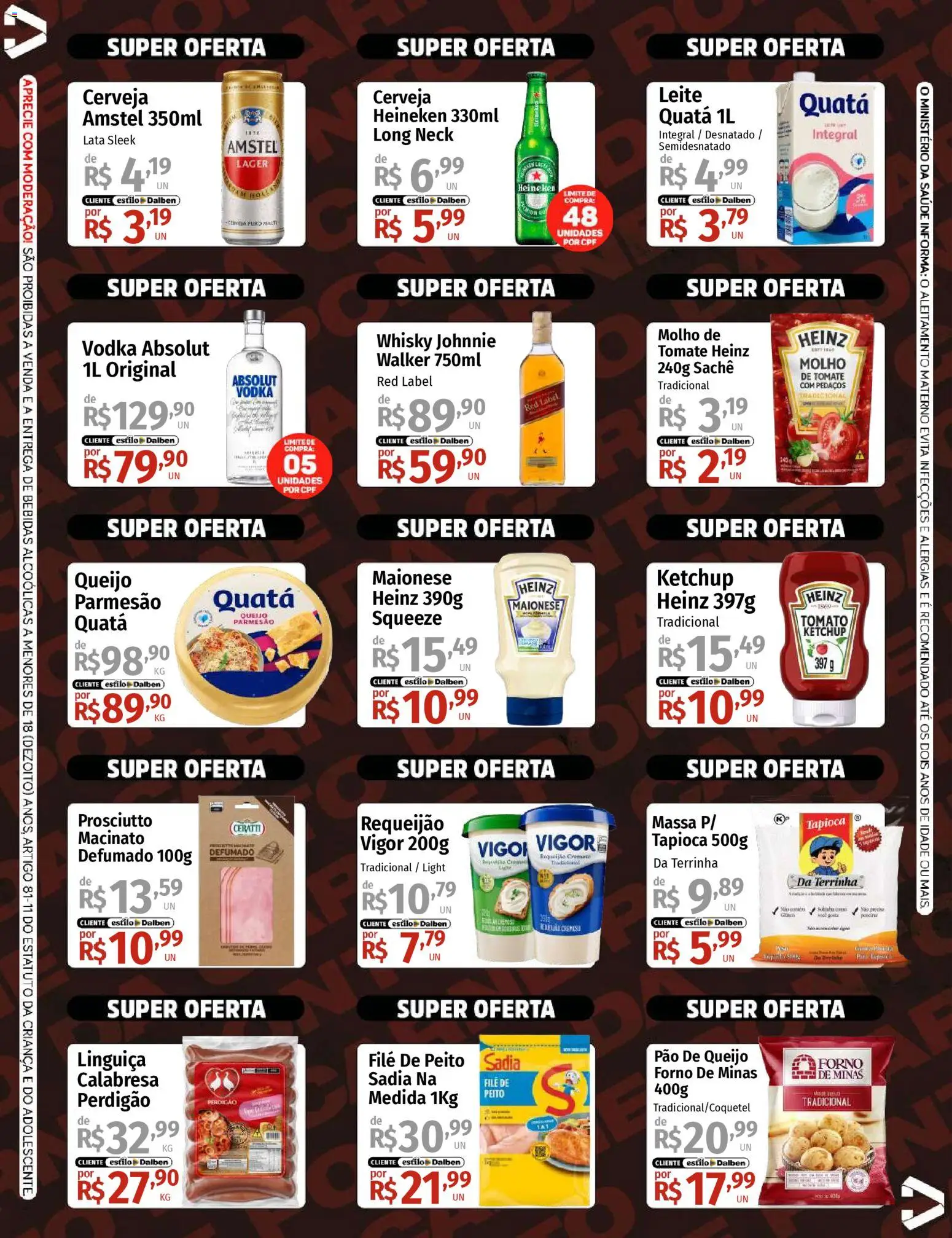 Supermercado Dalben Folheto - válido de 11.02.2026 | Página: 2 | Produtos: Forno, Linguiça, Parmesão, Maionese