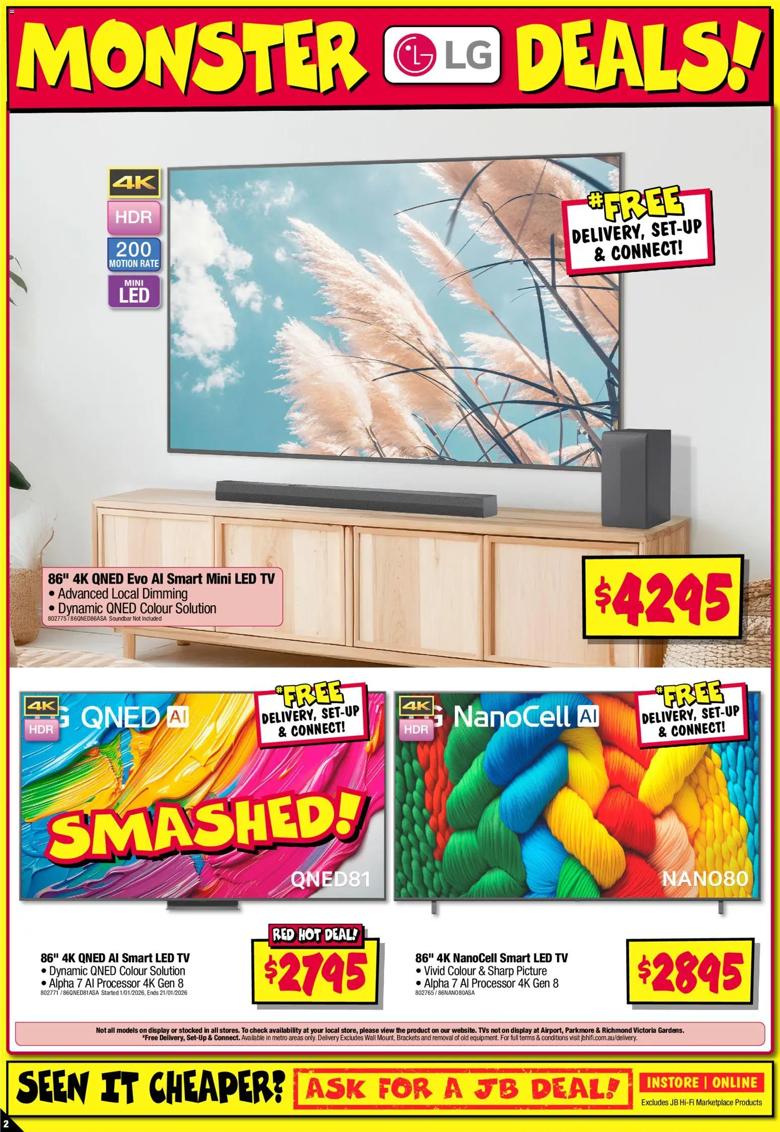 JB Hi-Fi catalogue - valid from 08.01.2026 | Page: 2 | Products: Picture, Tv
