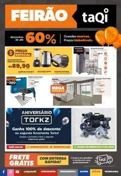 TaQi - Ofertas Feirão - Pré-Visualização do folheto da loja TaQi, válido de 17.07.2025