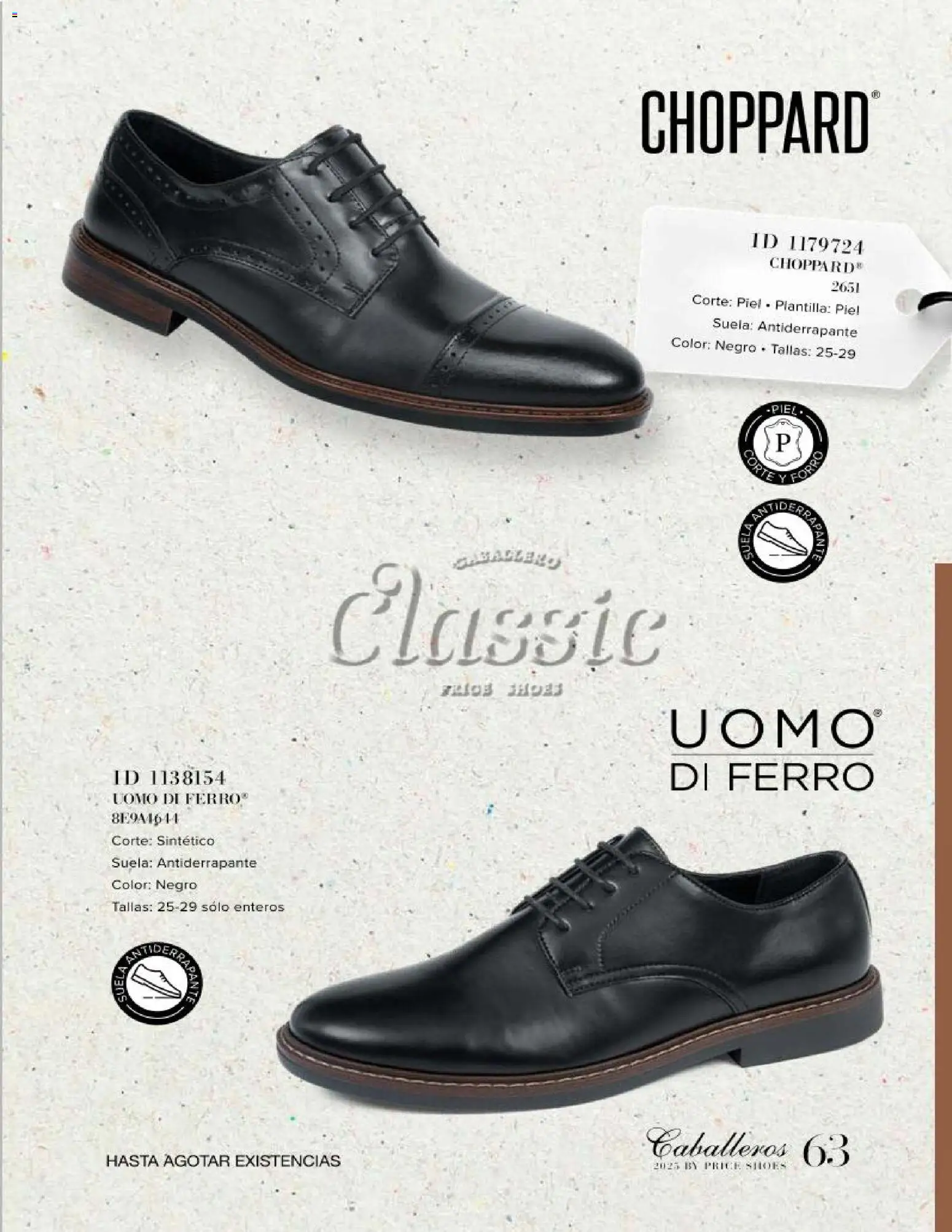 Nuevas ofertas de Price Shoes válidas en toda la República Mexicana desde el 26.11.2025. ¡Encuentra las mejores ofertas en Price Shoes catálogo Caballeros! | Página: 63