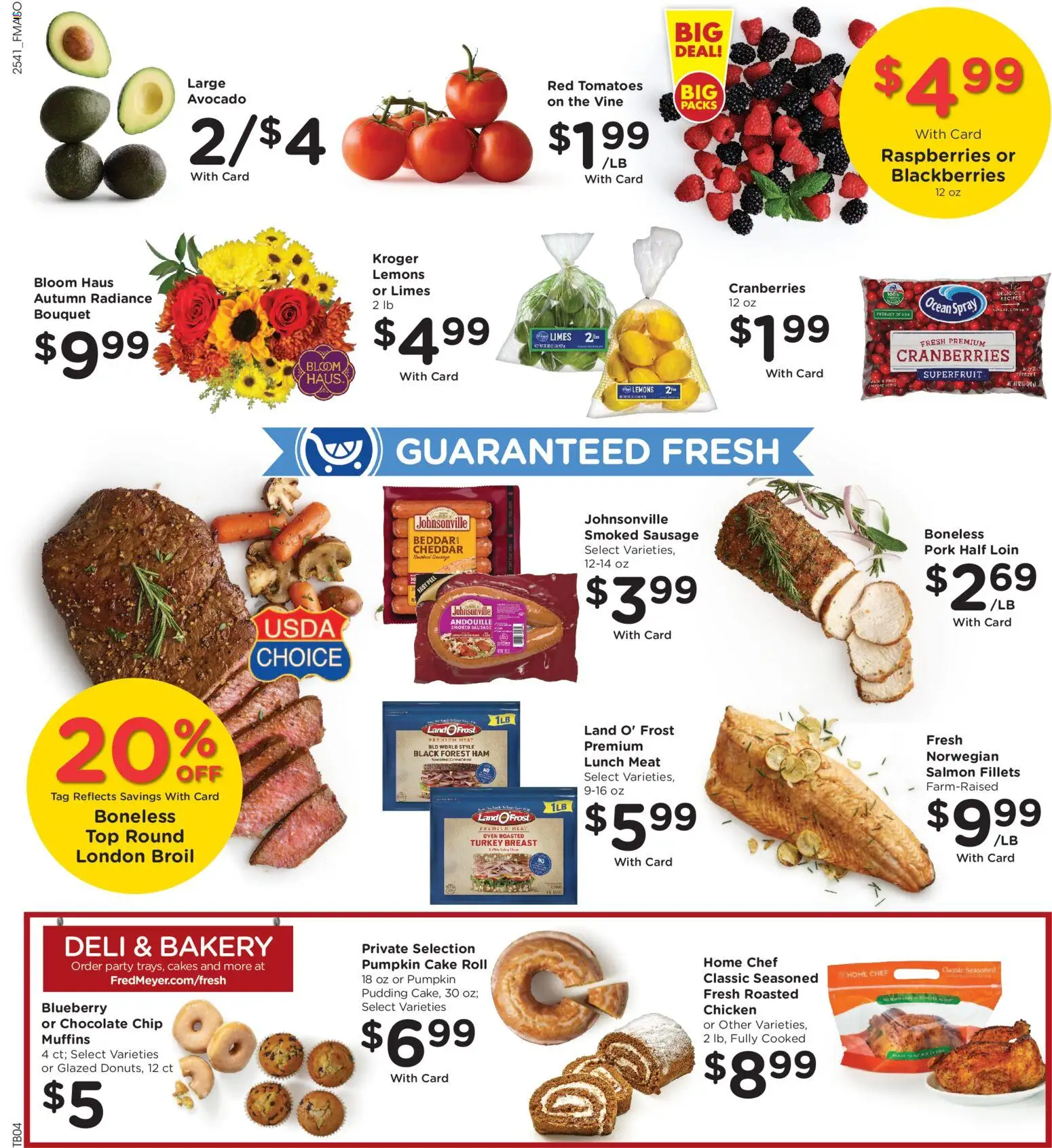 Fred Meyer Black Friday - valid from 12.11.2025 | Page: 8 | Products: Bakery, Chocolate, Ham, Oven