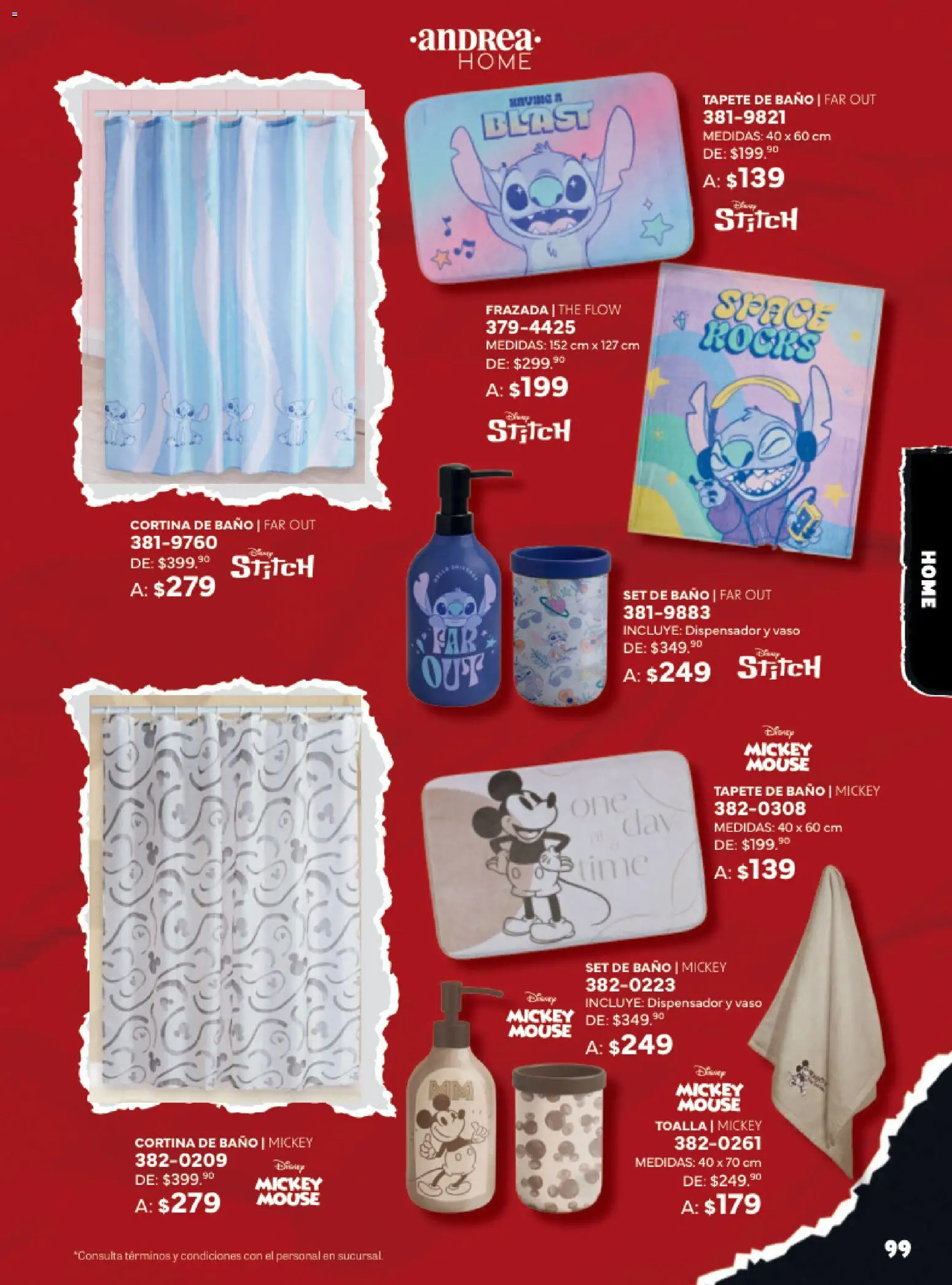 Nuevas ofertas de Andrea válidas en toda la República Mexicana desde el 02.11.2025. ¡Encuentra las mejores ofertas en Andrea Buen Fin ! | Página: 99 | Productos: Mouse, Toalla, Baño, Tapete