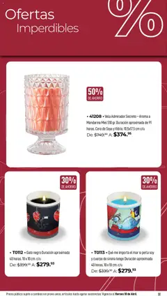 Vista previa de Home Interiors catálogo Magia de las Velas , nuevo folleto de la tienda, válido en México a partir del 31.03.2025 | Página: 32 | Productos: Cera, Vela