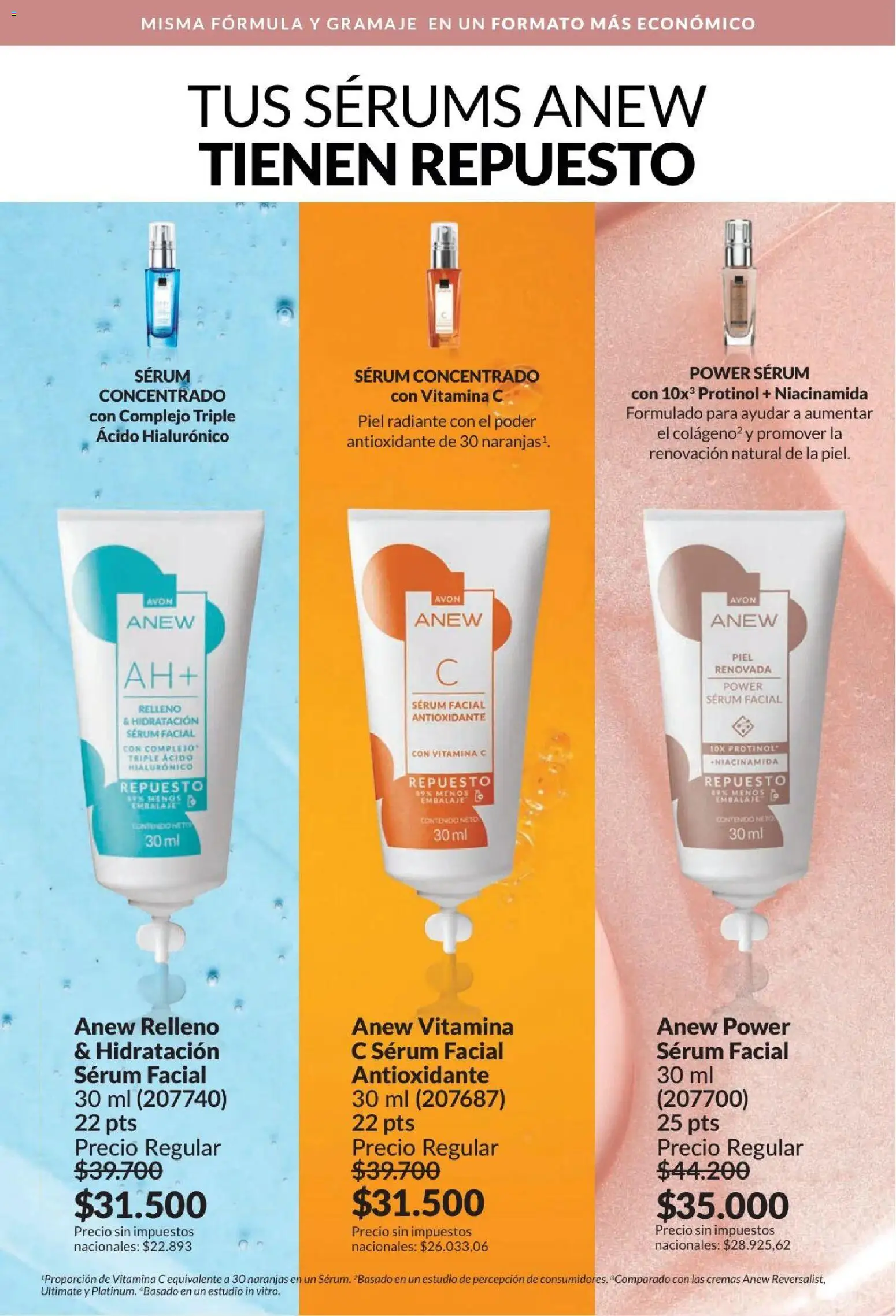 Catálogo AVON Campaña 4/2026 │ válido desde el 01.04.2026 | Página: 119 | Productos: Serum, Naranjas, Radiante