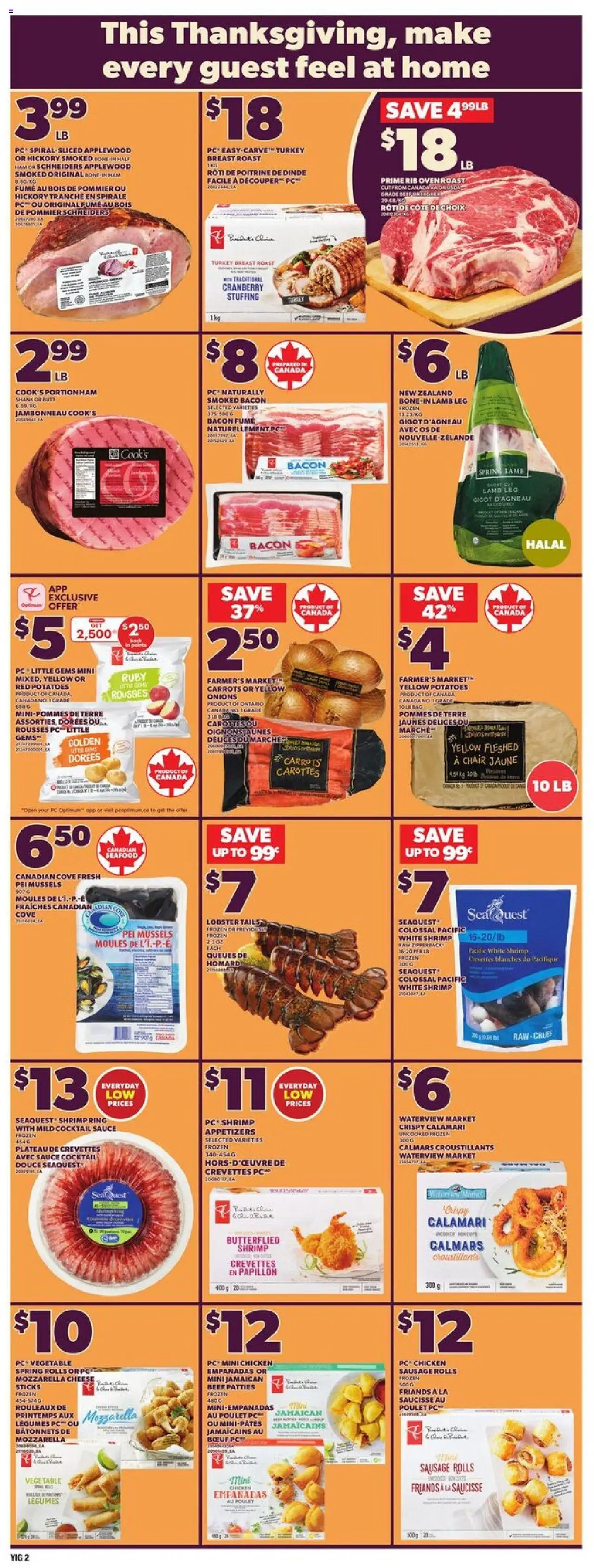 Independent Grocer flyer valid from 02.10.2025 | Page: 5 | Products: PC, Turkey, Bag, Ham
