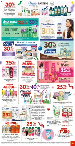 Metro revista - valida desde el 11.09.2025 | Página: 13 | Productos: Avena, Shampoo, Sobre, Acondicionador
