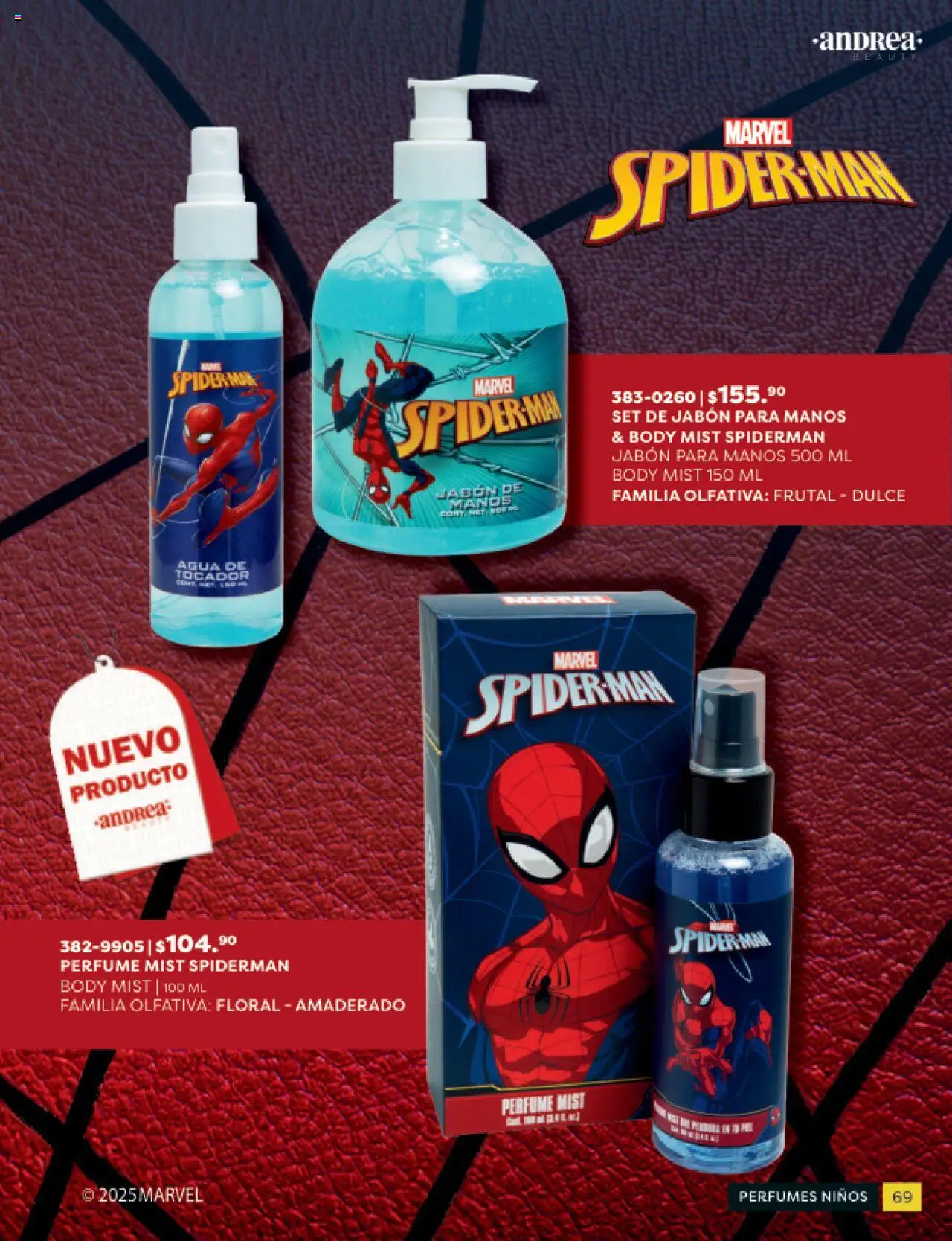 Nuevas ofertas de Andrea válidas en toda la República Mexicana desde el 24.08.2025. ¡Encuentra las mejores ofertas en Andrea - Catálogo Beauty Campaña 5! | Página: 69 | Productos: Body, Perfume, Jabón