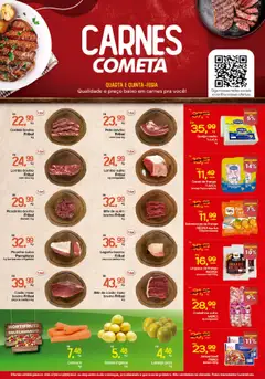 Cometa Supermercados - Ofertas Carnes - Pré-Visualização do folheto da loja Cometa Supermercados, válido de 17.09.2025