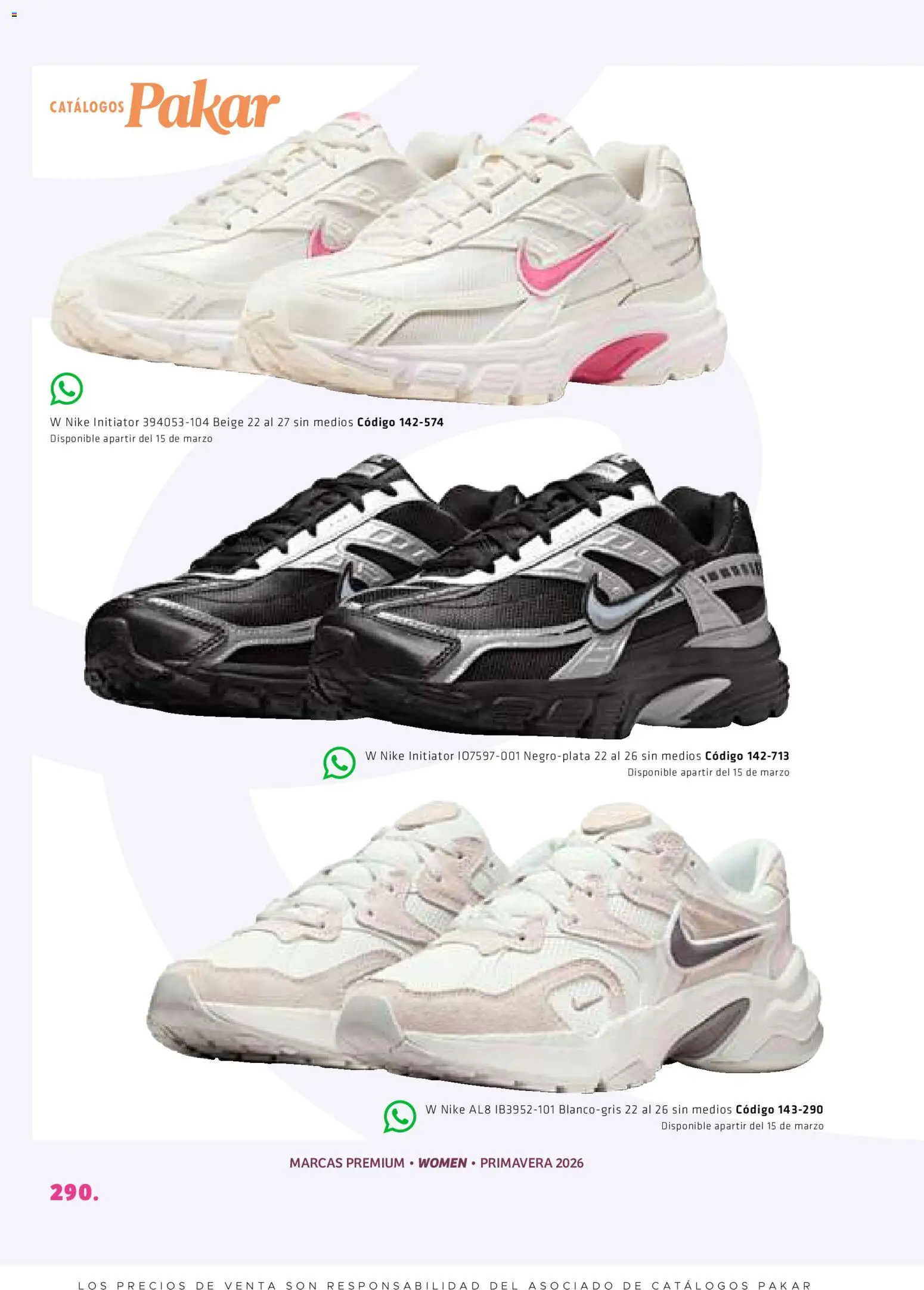 Nuevas ofertas de SC Pakar válidas en toda la República Mexicana desde el 27.02.2026. ¡Encuentra las mejores ofertas en SC Pakar catálogo Premium Women! | Página: 290