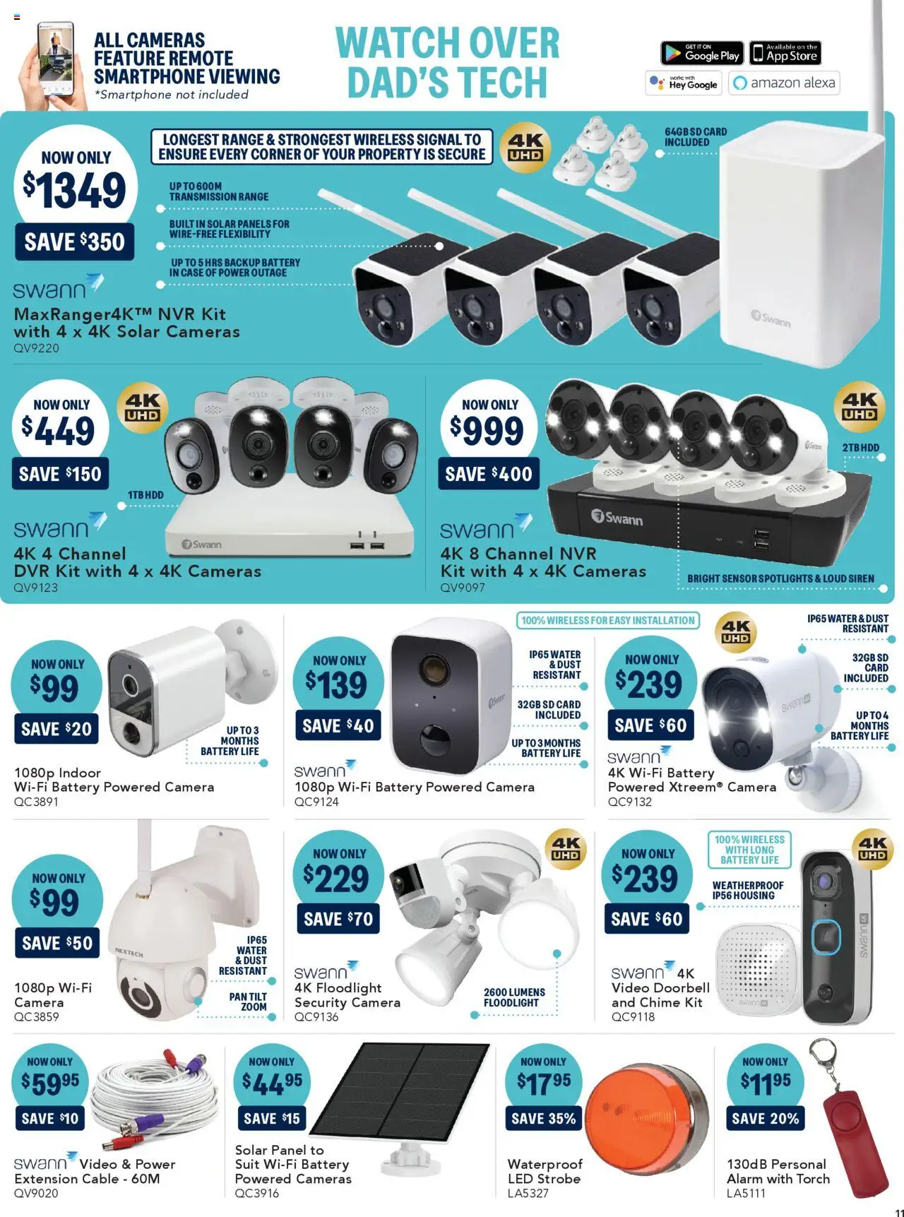 Jaycar catalogue - valid from 20.08.2025 | Page: 11 | Products: Battery, Water, Doorbell, Torch