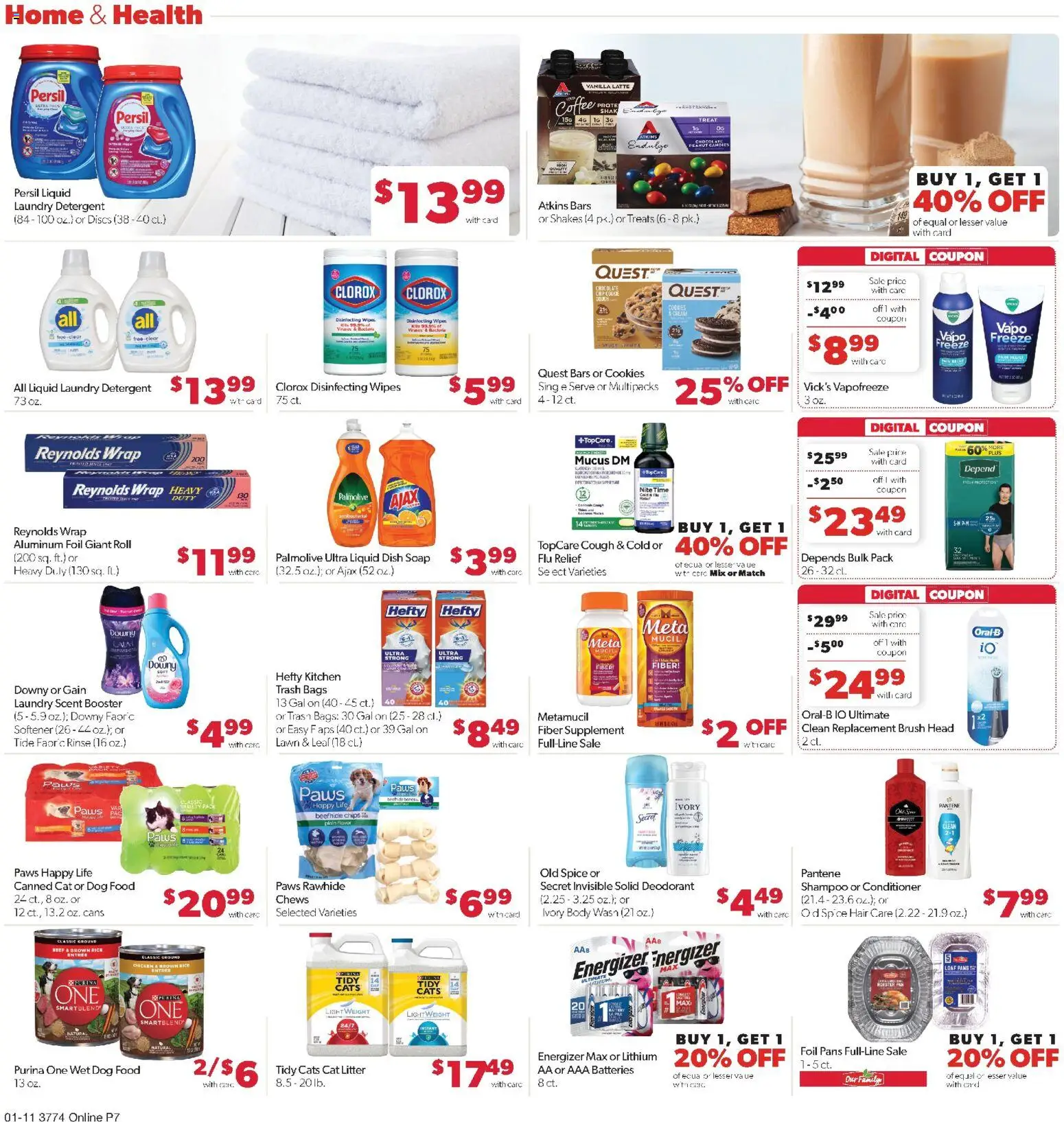 Family Fare Weekly Ad - valid from 11.01.2026 | Page: 12 | Products: Pan, Brush, Deodorant, Candies
