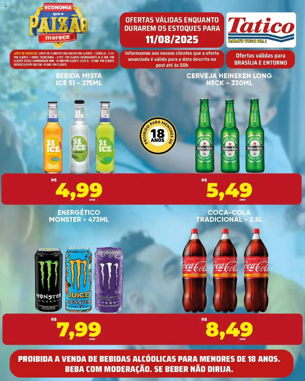 Tatico Folheto - válido de 12.08.2025 | Página: 27 | Produtos: Pó, Cerveja, Refrigerante, Monster