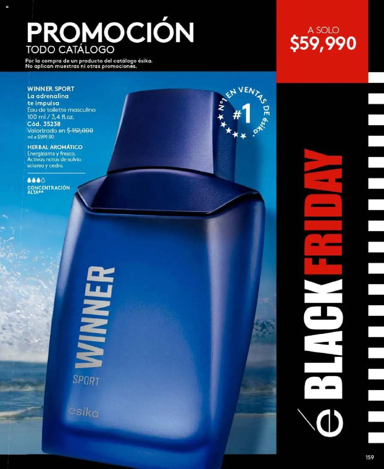 Ésika revista - valida desde el 24.09.2025 | Página: 159 | Productos: Té, Eau de toilette