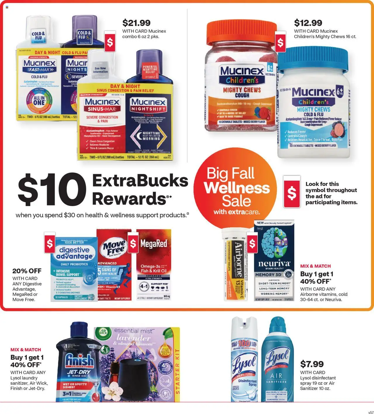 CVS Pharmacy Weekly Ad - WA - valid from 14.09.2025 | Page: 7 | Products: Vitamin, Probiotics, Pan, Oil