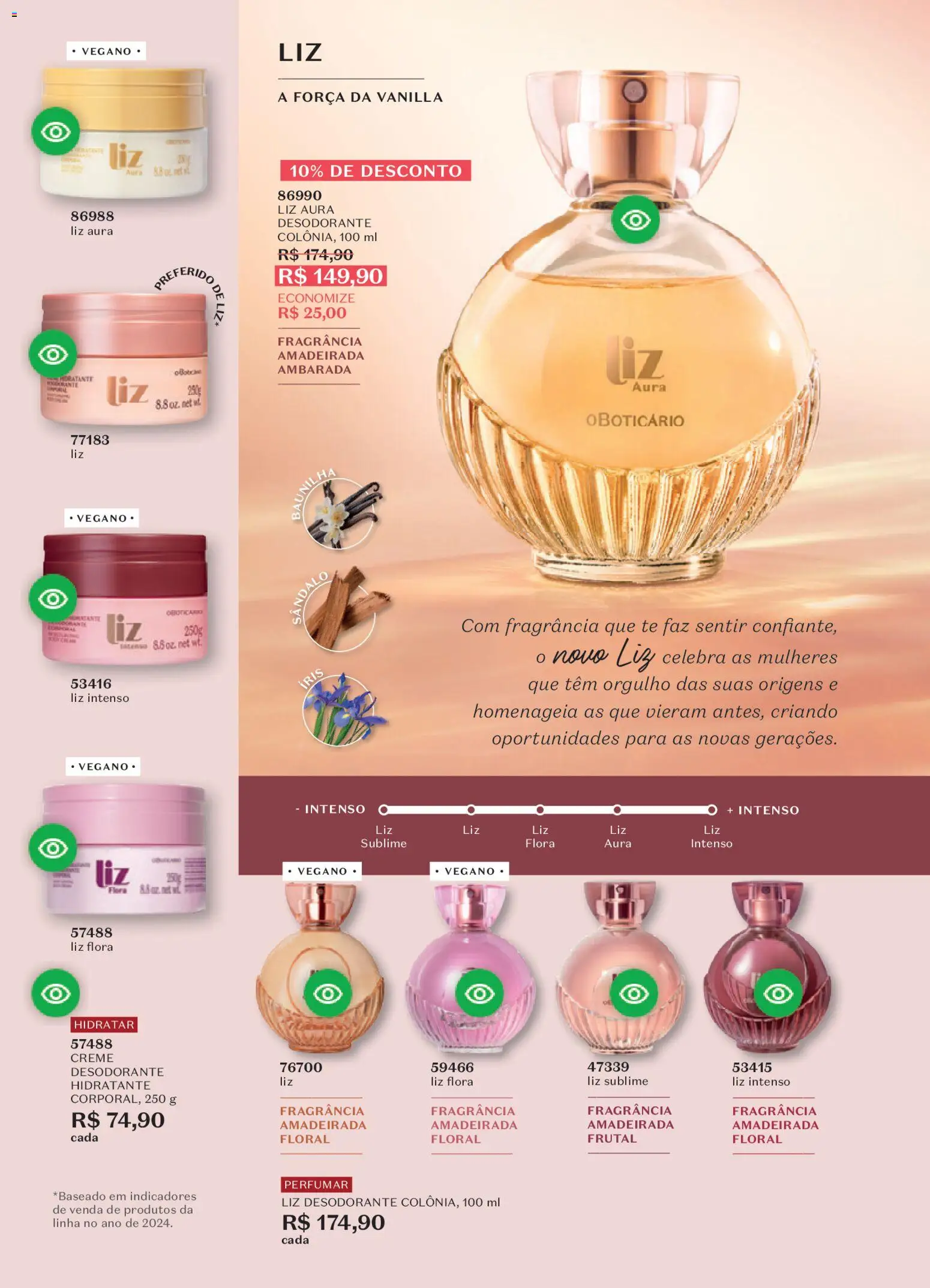 O Boticário Folheto - válido de 09.02.2026 | Página: 63 | Produtos: Fragrância, Desodorante, Creme