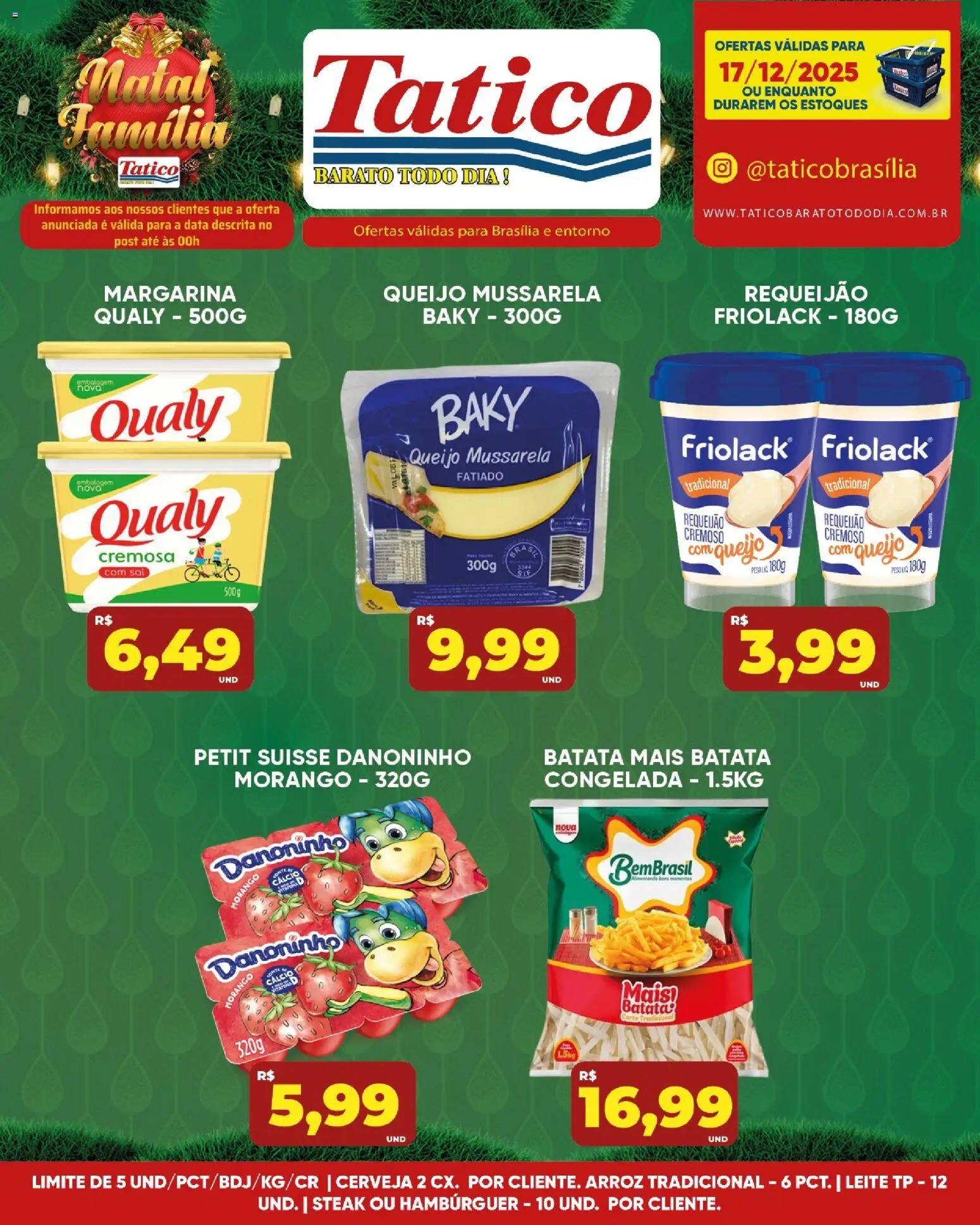 Tatico Folheto - válido de 18.12.2025 | Página: 31 | Produtos: Queijo, Arroz, Cálcio, Mussarela