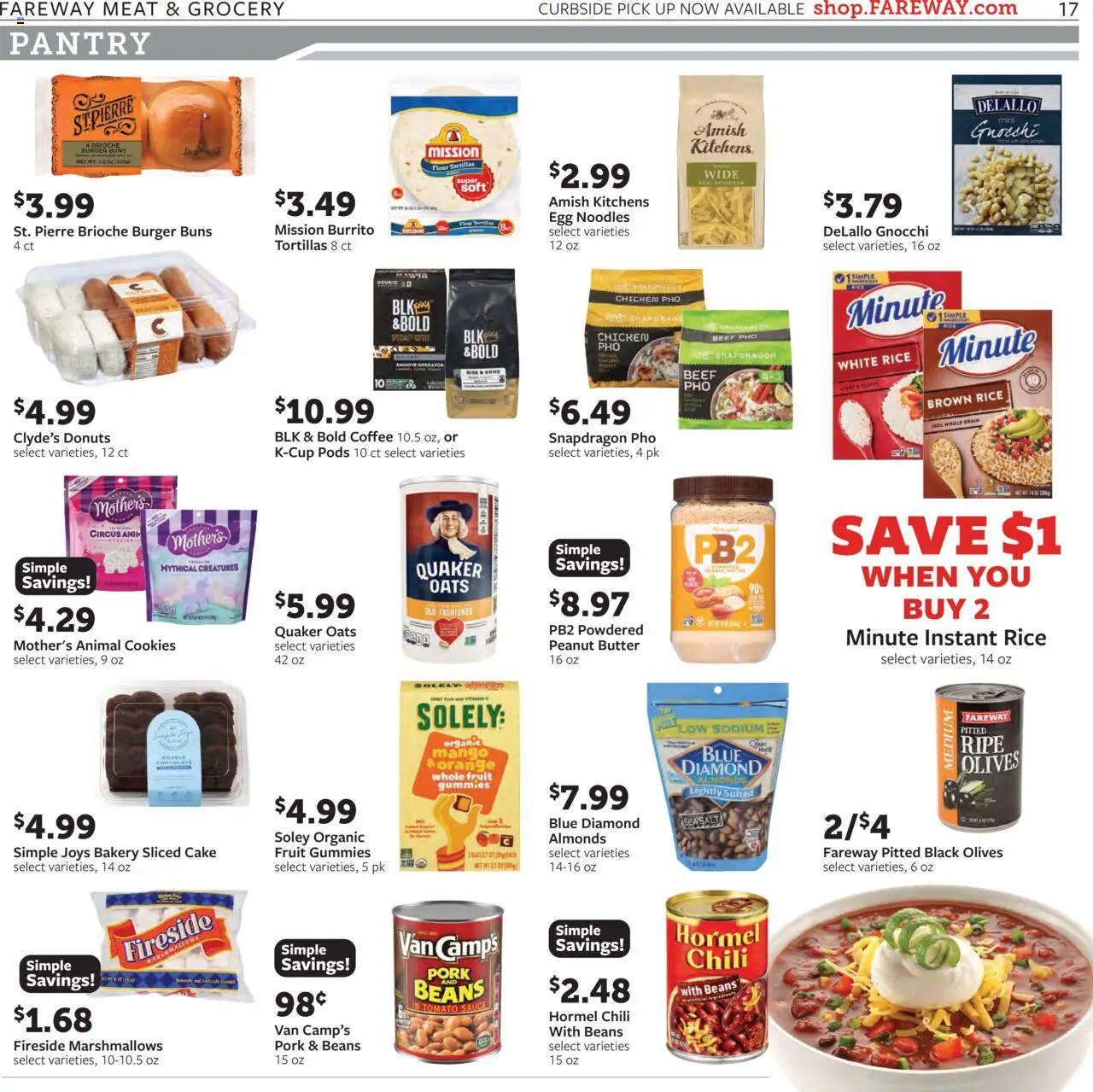 Fareway Weekly Ad - valid from 29.09.2025 | Page: 17 | Products: Butter, Noodles, Cookies, Mango