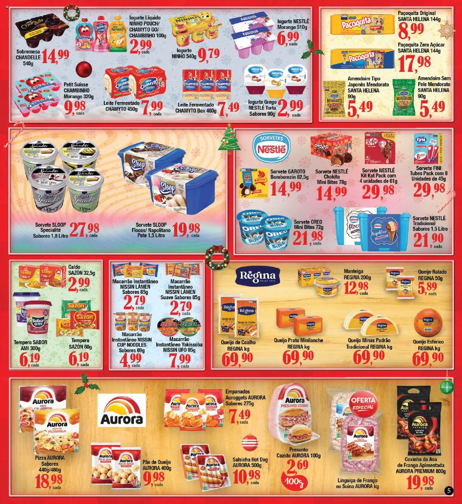 Supermercados Unidos Folheto - válido de 01.12.2025 | Página: 5 | Produtos: Pimenta, Queijo ralado, Sorvete, Leite fermentado