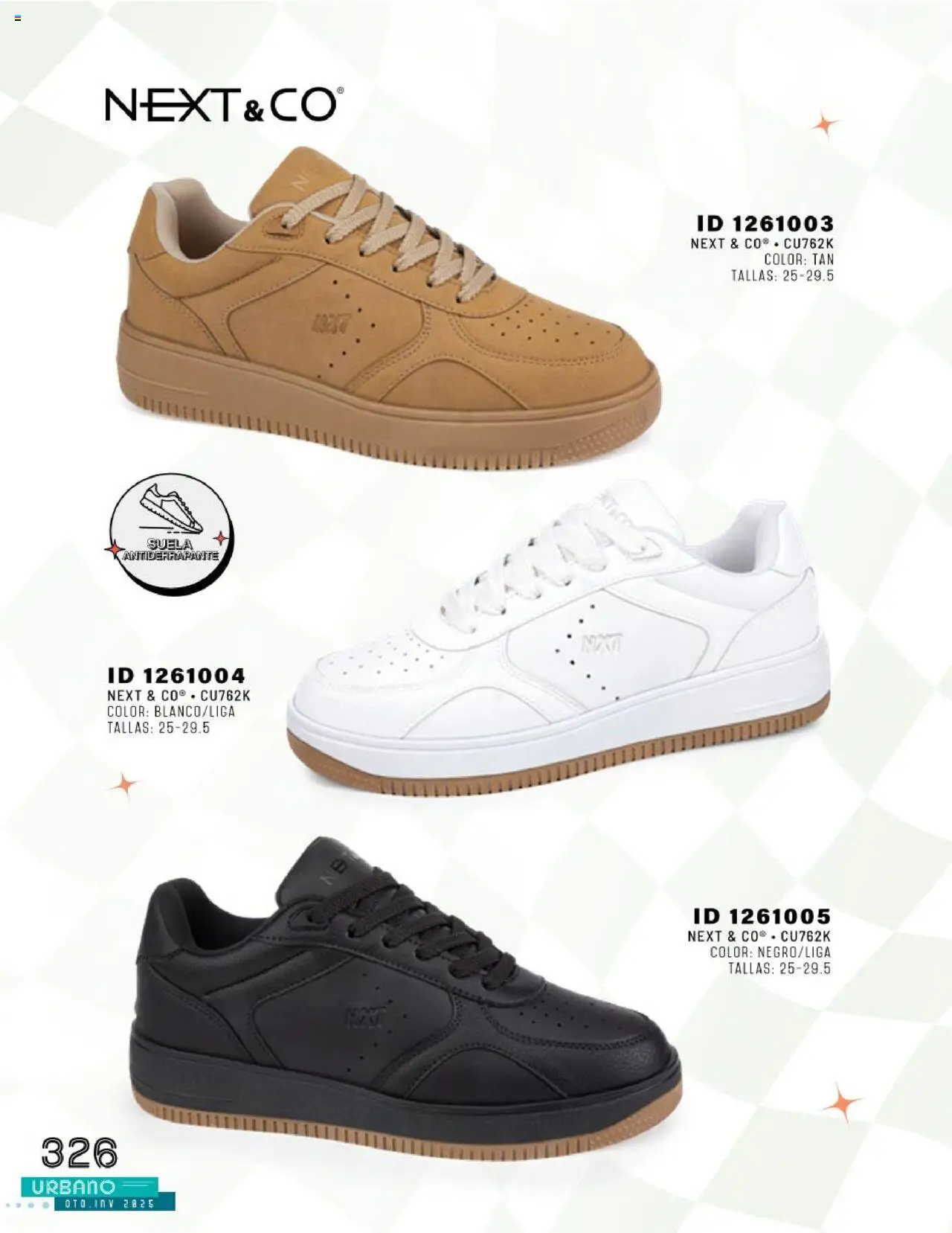 Nuevas ofertas de Price Shoes válidas en toda la República Mexicana desde el 24.07.2025. ¡Encuentra las mejores ofertas en Price Shoes catálogo Urbano otoño / invierno 2025! | Página: 326