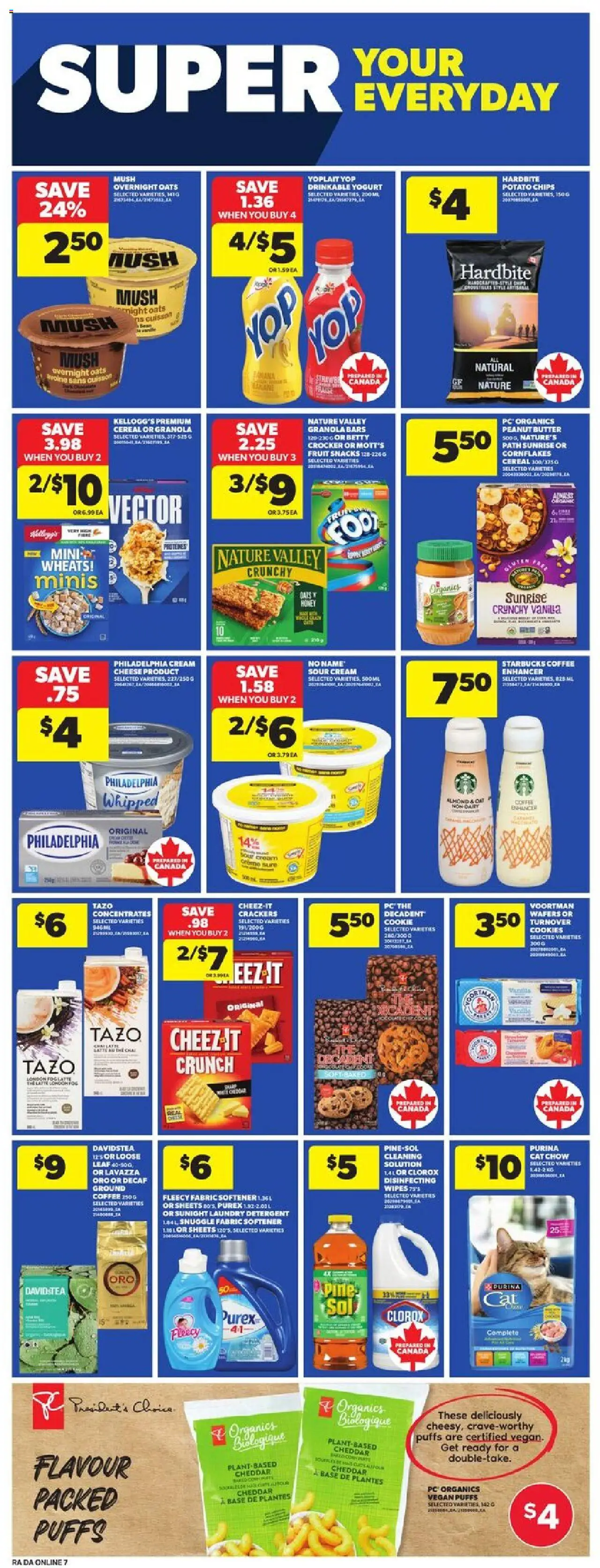 Atlantic Superstore flyer valid from 16.10.2025 | Page: 17 | Products: Tea, Fabric softener, Cheese, Coffee