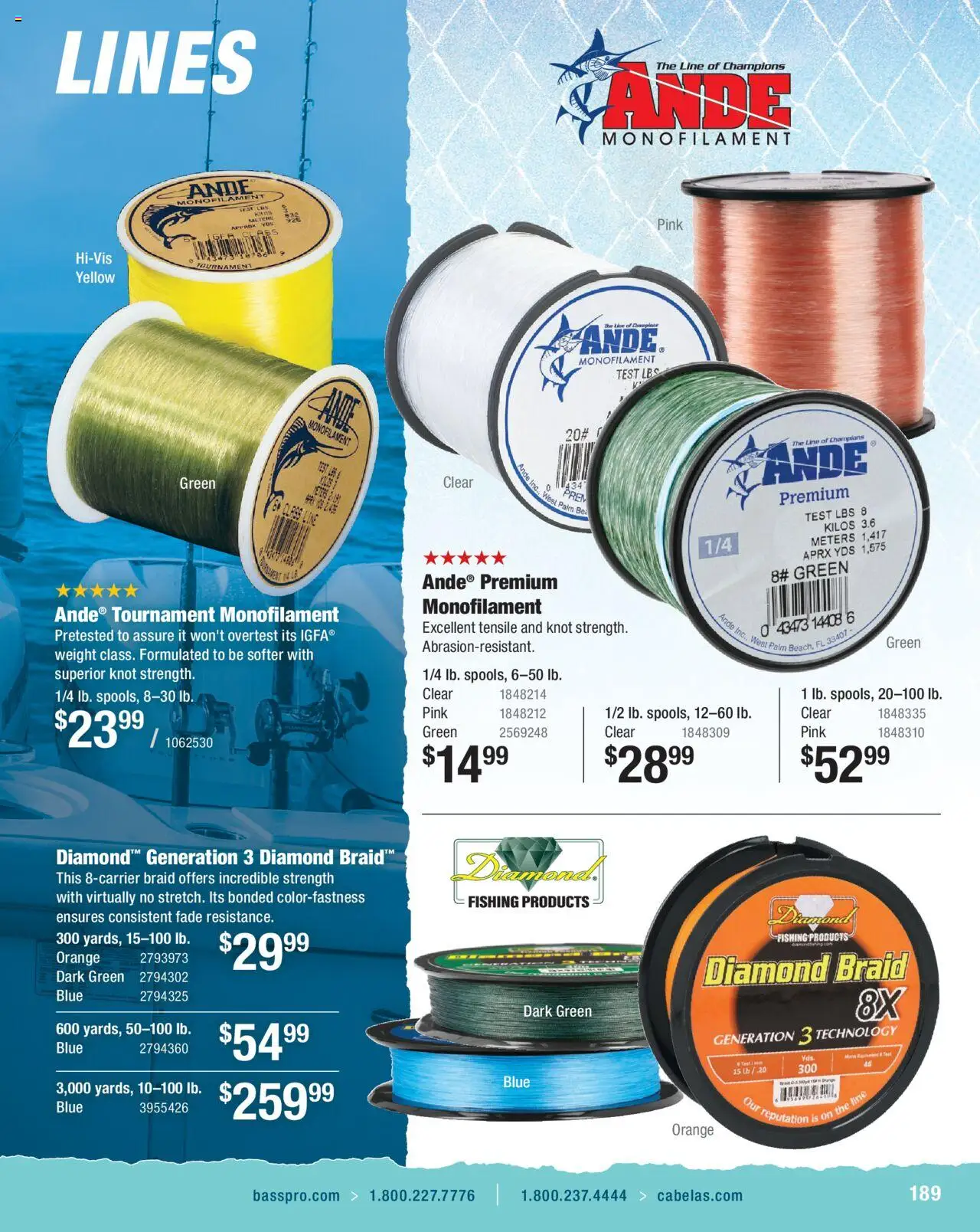Cabela's Saltwater Specialist 25 - valid from 01.01.2025 | Page: 189 | Products: Weight