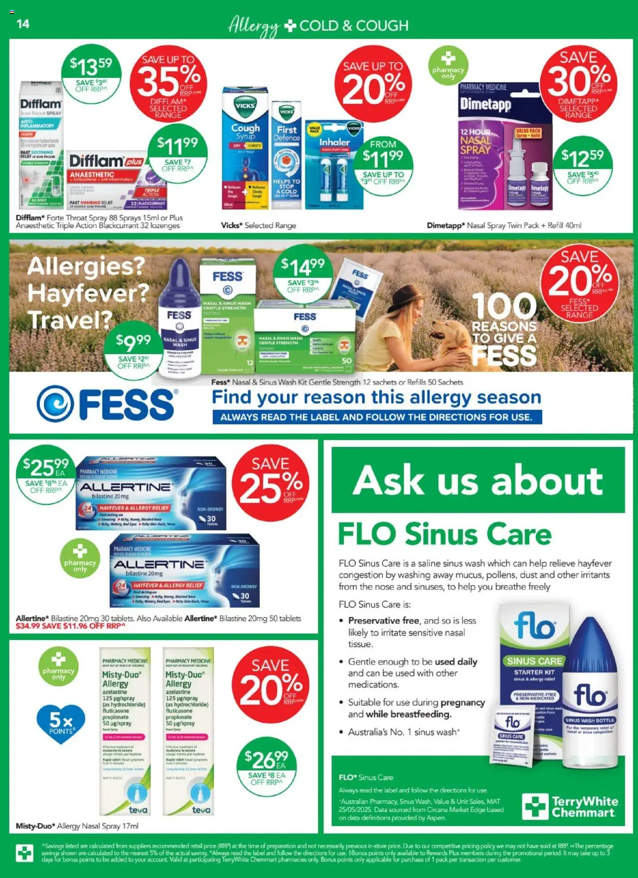 Terry White catalogue - valid from 11.09.2025 | Page: 16 | Products: Native, Sinus, Tablets, Allergy