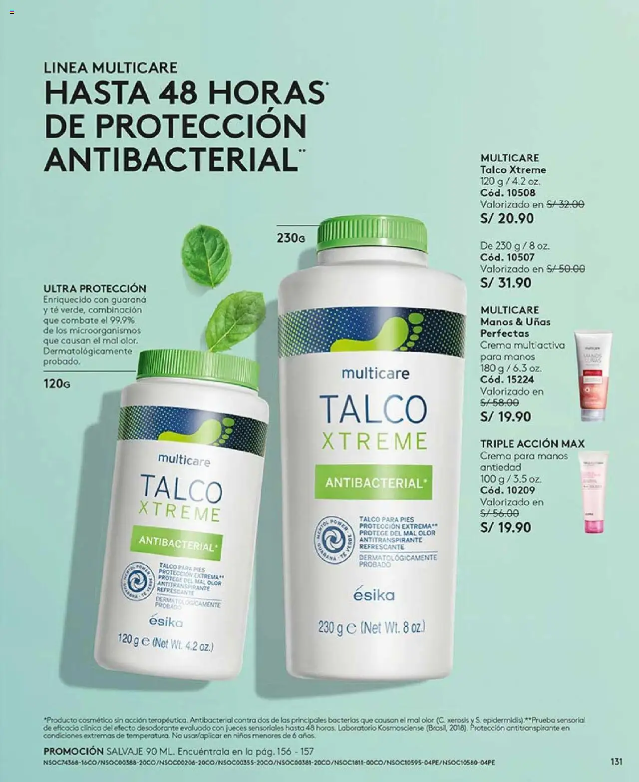 Catálogo Ésika válido desde 25.08.2025 | Página: 131 | Productos: Desodorante, Antitranspirante, Té, Crema