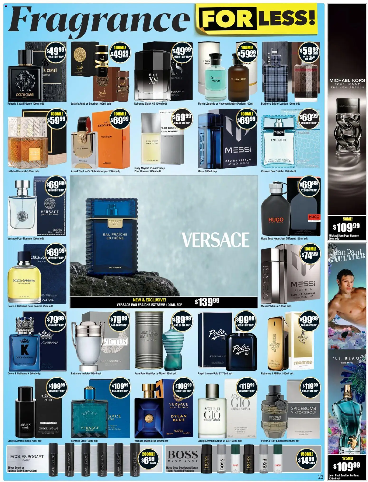 Chemist Warehouse catalogue - valid from 29.01.2026 | Page: 23 | Products: Fragrance, Eau de toilette, Deodorant, Hat