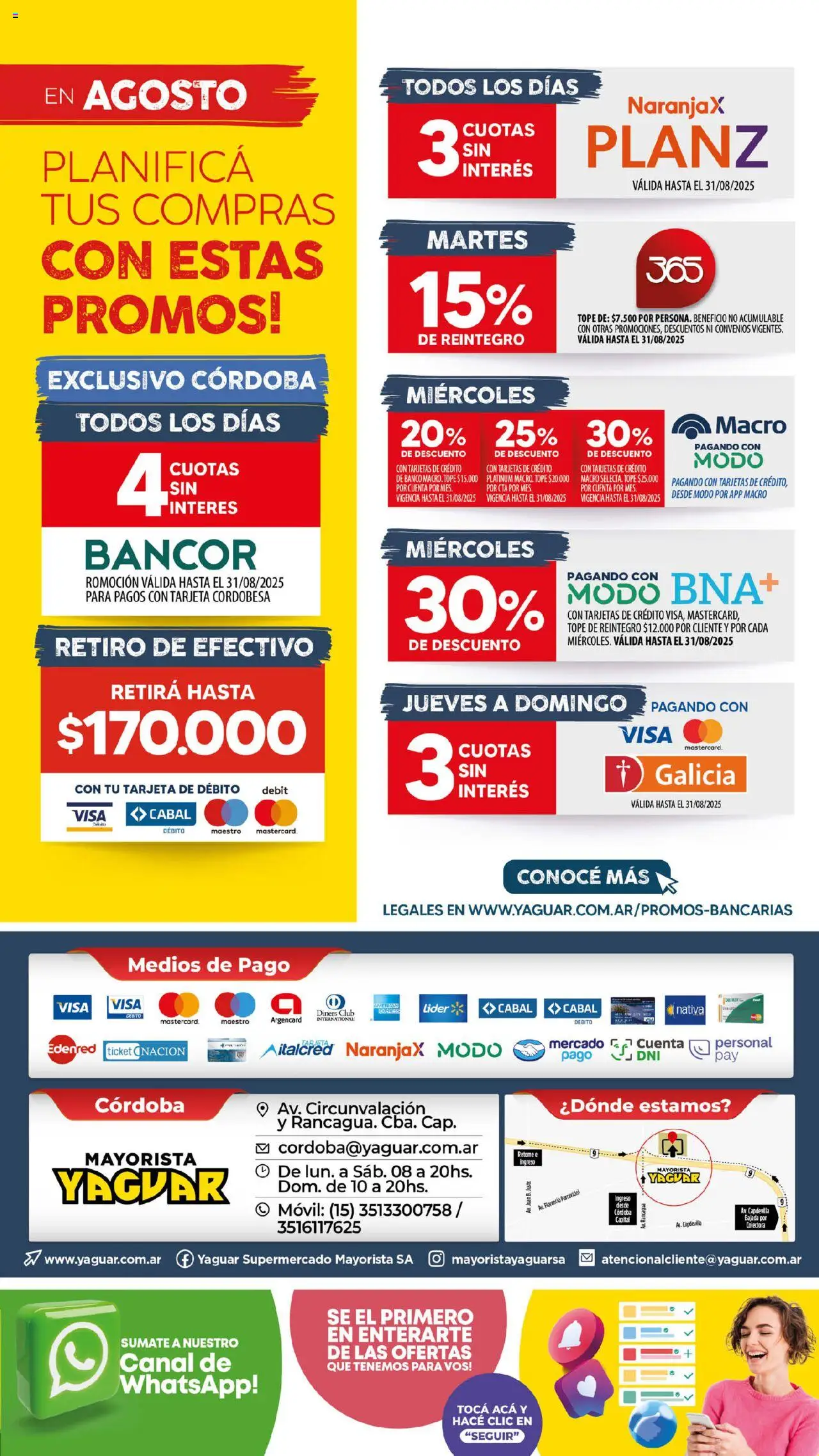 Yaguar - Córdoba │ válido desde el 04.08.2025 | Página: 33 | Productos: Movil, Banco