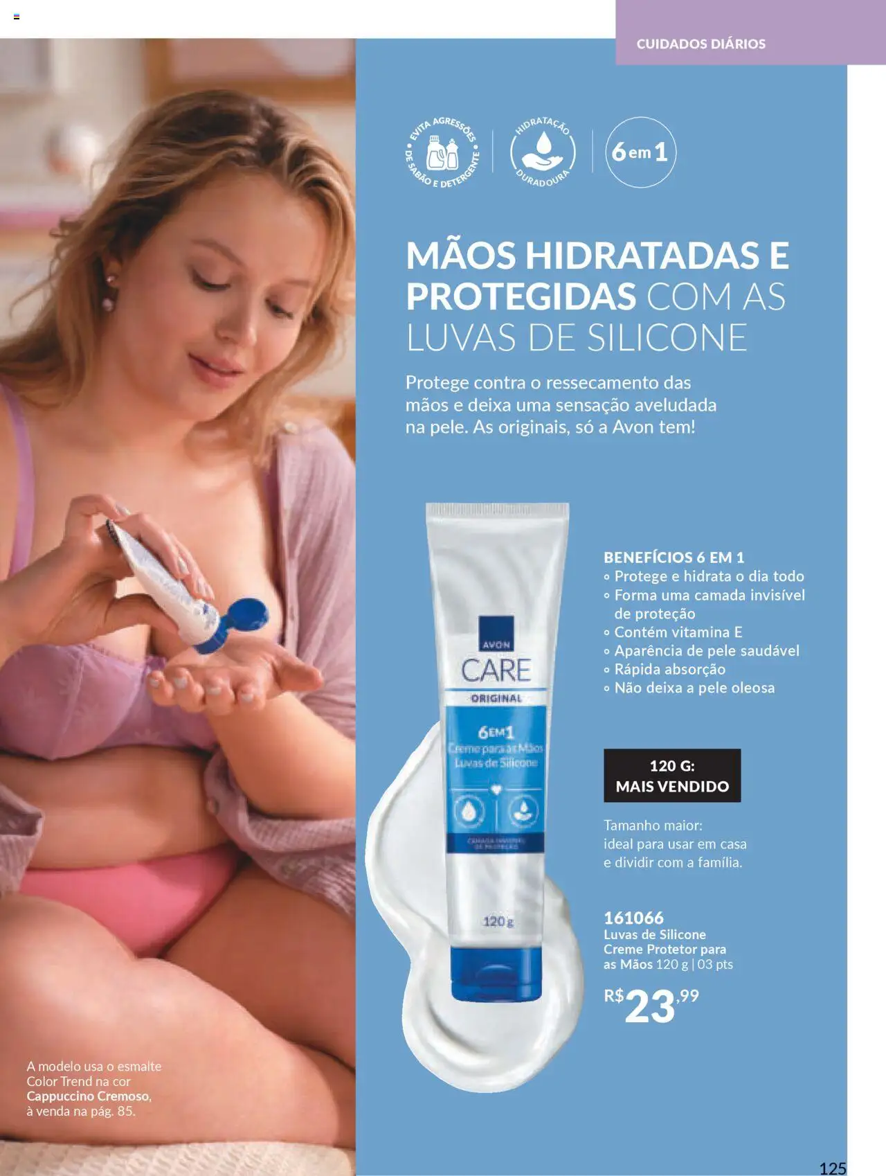 Avon Folheto - válido de 07.10.2025 | Página: 125 | Produtos: Creme, Luvas